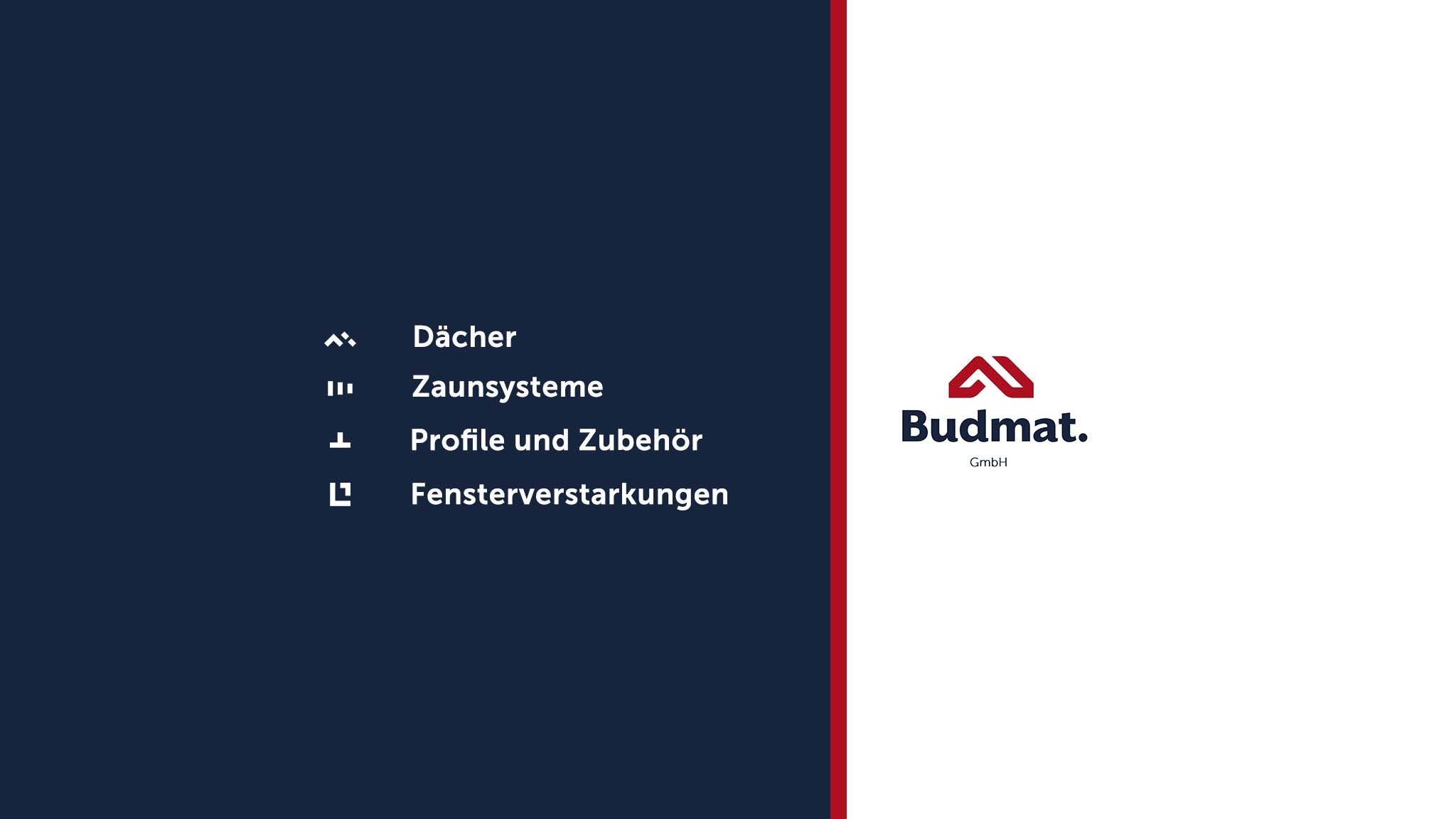 Budmat GmbH YouTube banner