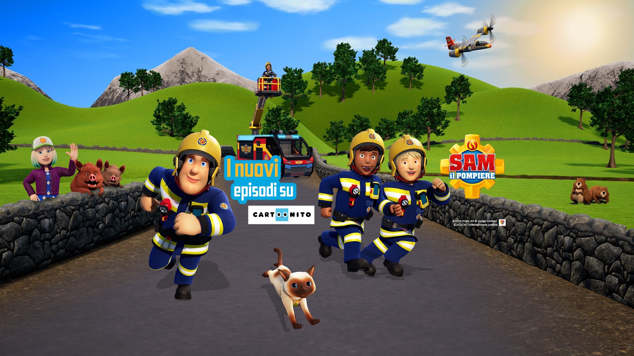 Sam il Pompiere YouTube banner