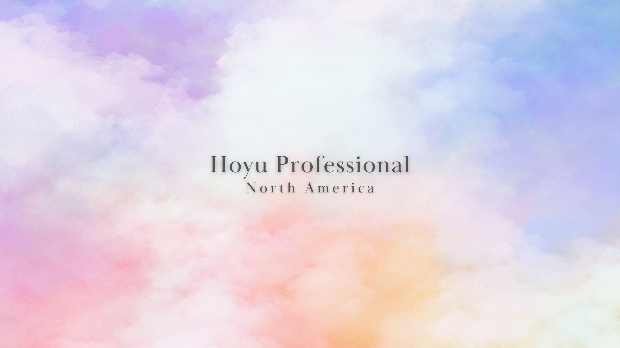 Hoyu Professional North America YouTube banner