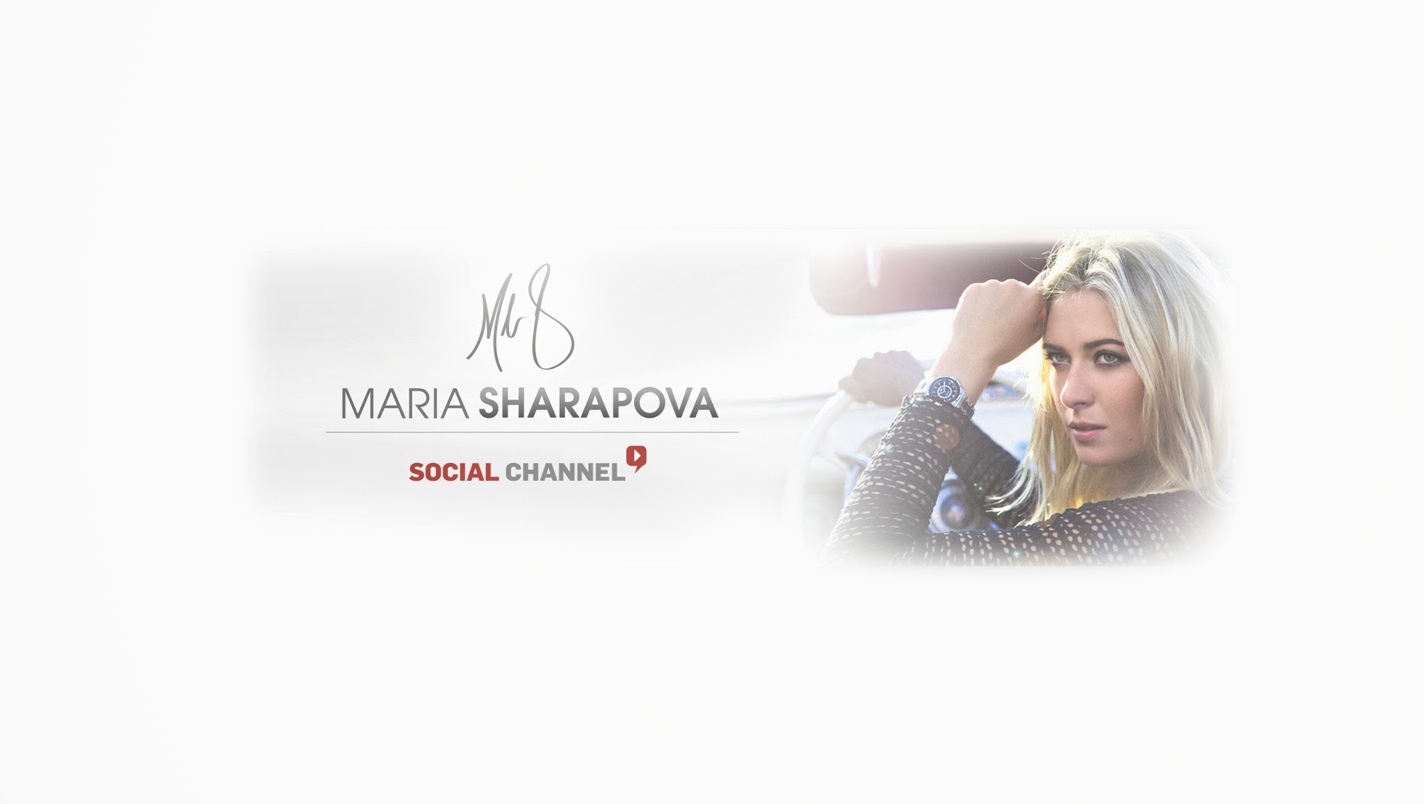 Maria Sharapova YouTube banner