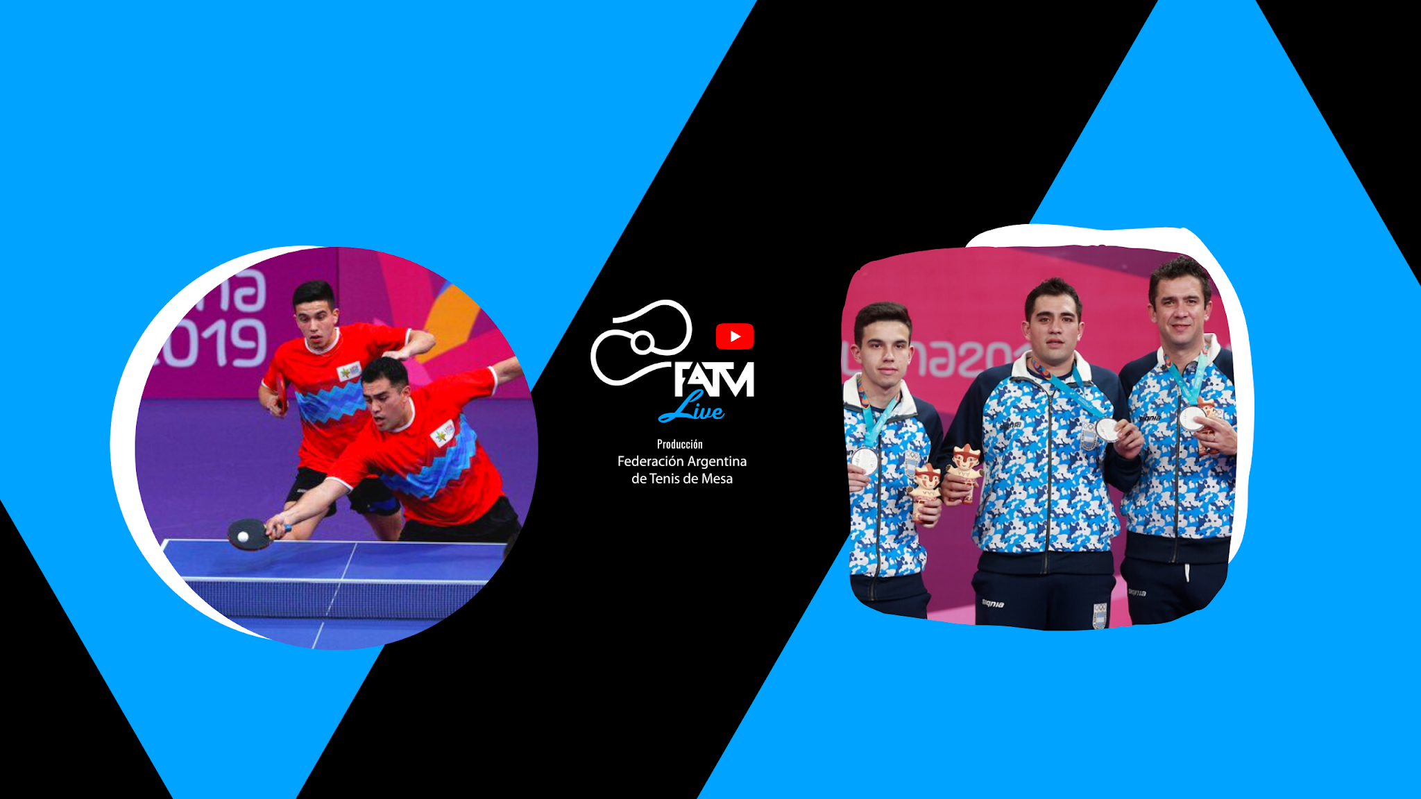 Federación Argentina de Tenis de Mesa FATM YouTube banner