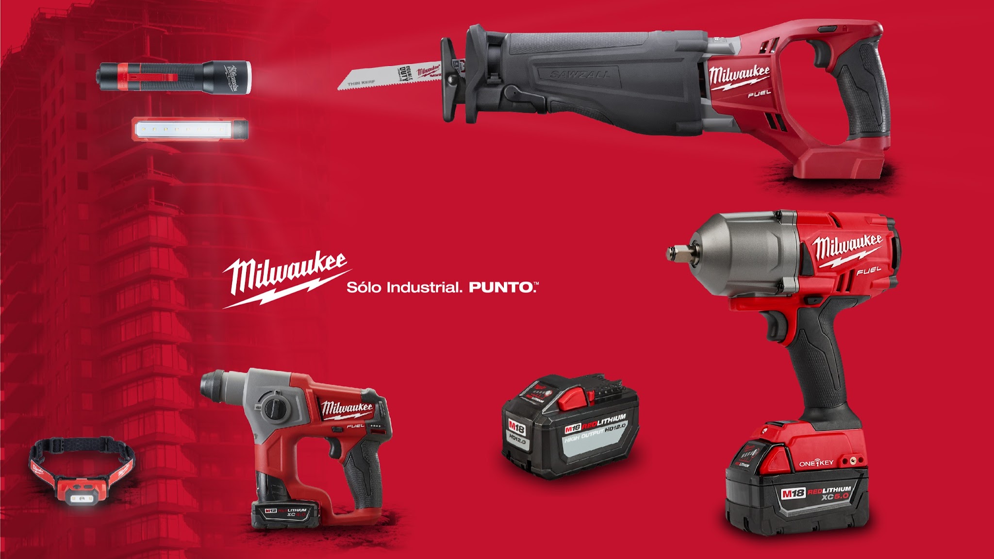 Milwaukee Tool Argentina YouTube banner