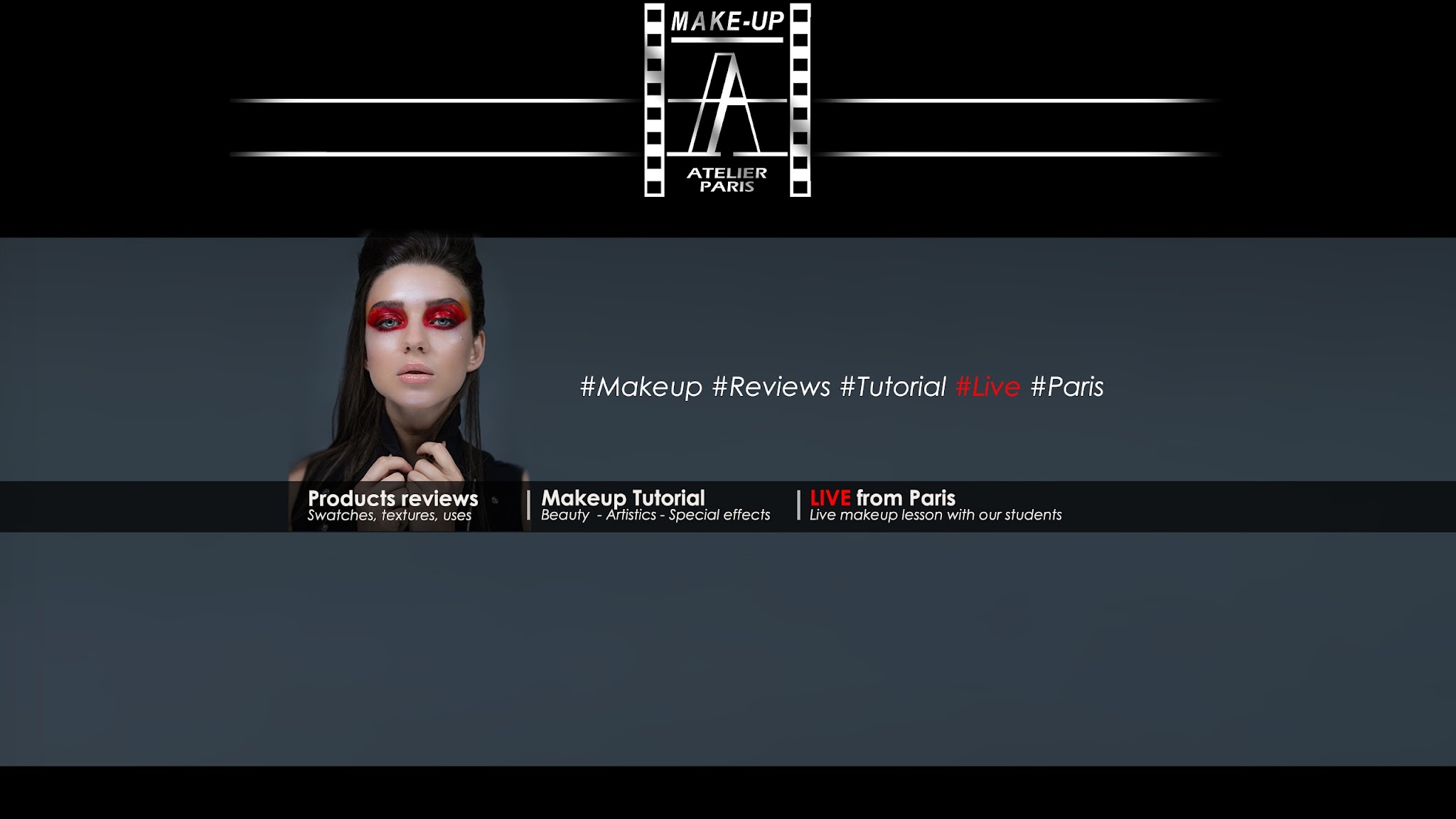 Make-Up Atelier Paris YouTube banner