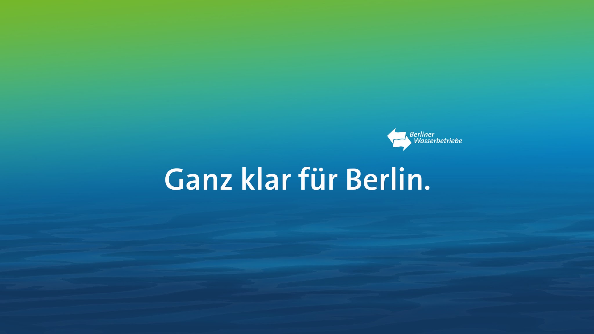Berliner Wasserbetriebe YouTube banner