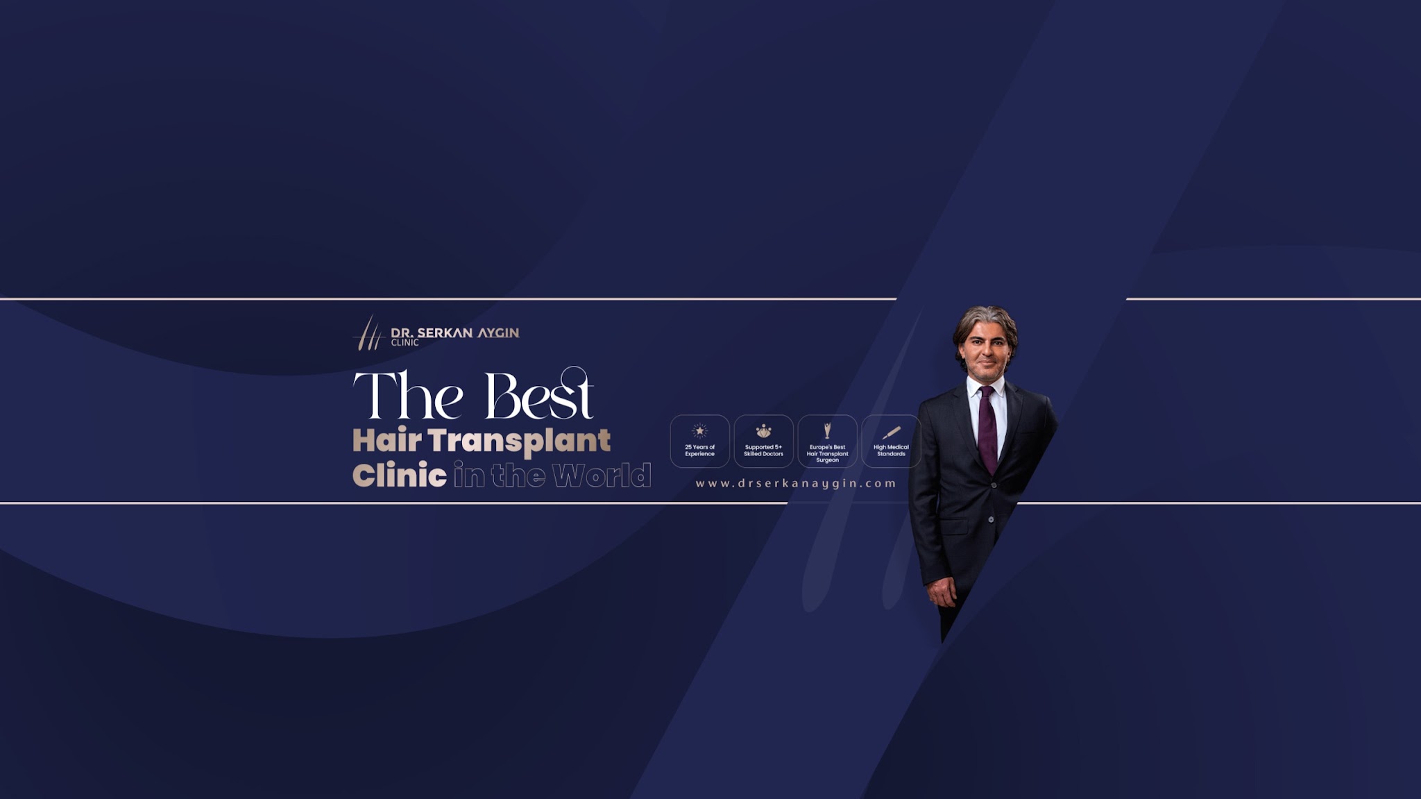 Dr Serkan Aygın Hair Transplant Clinic - Istanbul Turkey YouTube banner