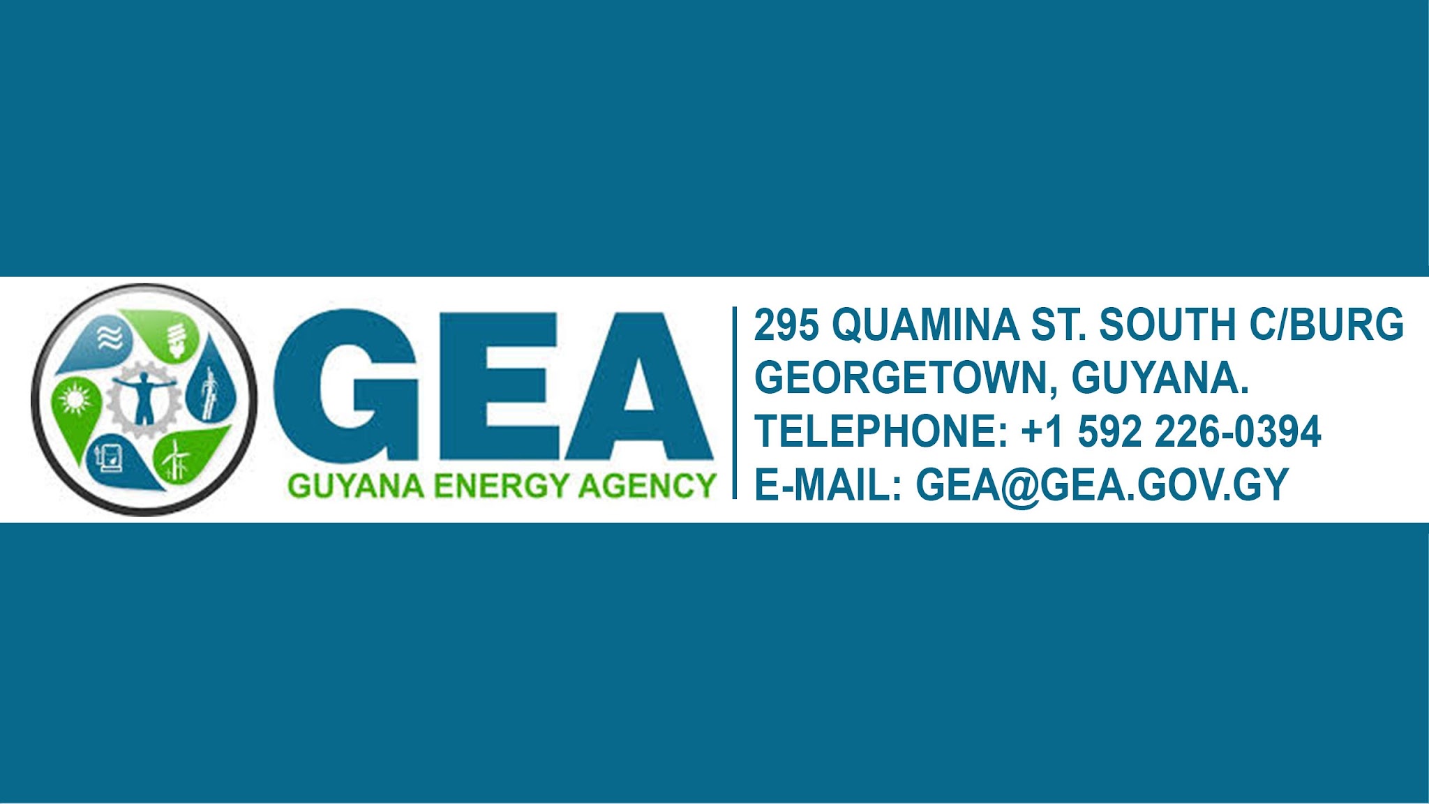 Guyana Energy Agency YouTube banner