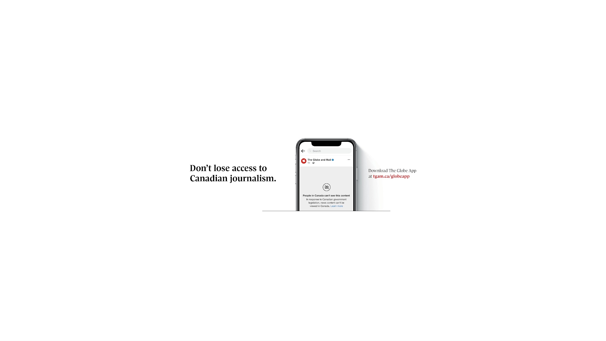 The Globe and Mail YouTube banner