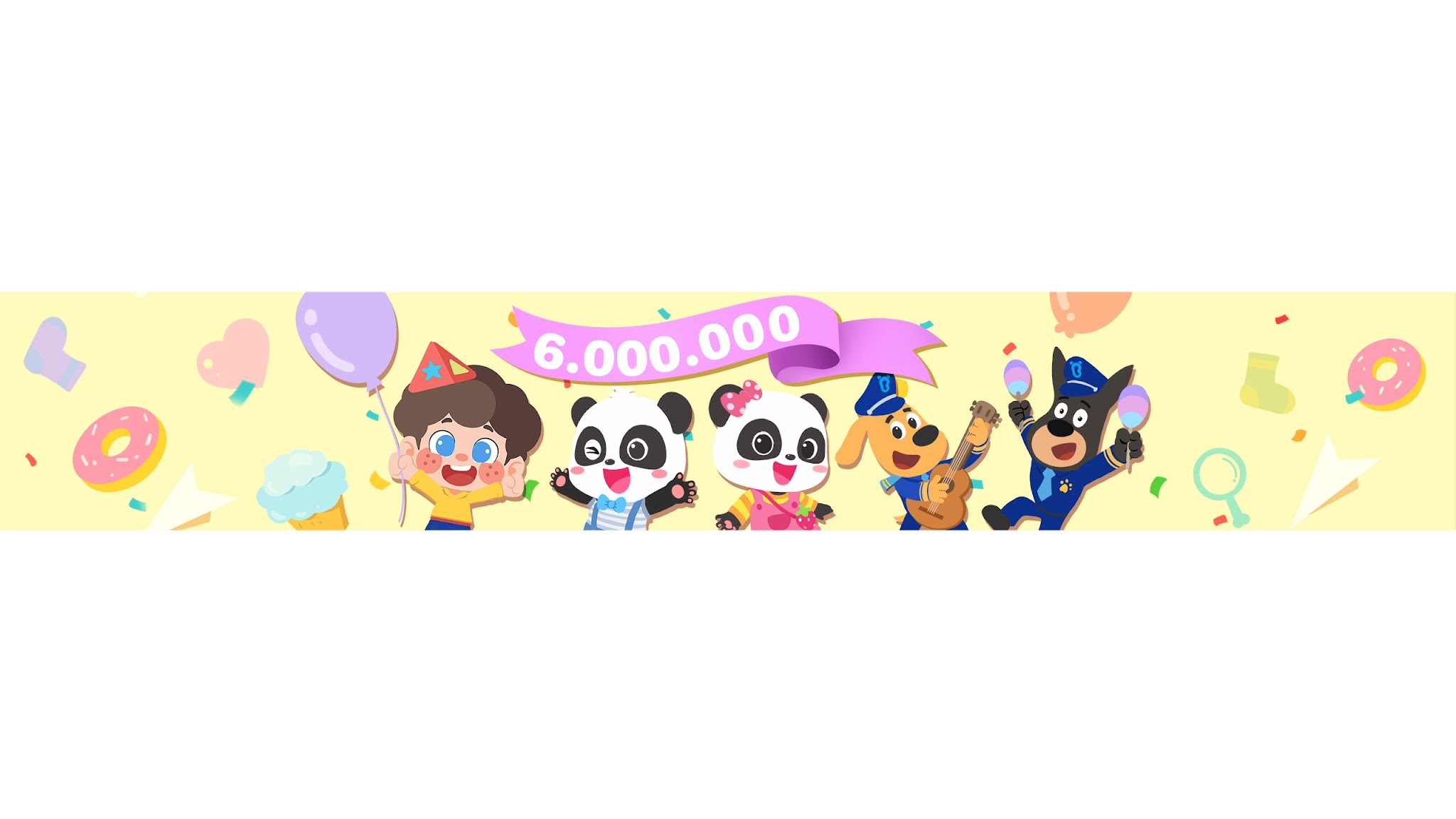 베이비버스 -인기 동요・동화 YouTube banner