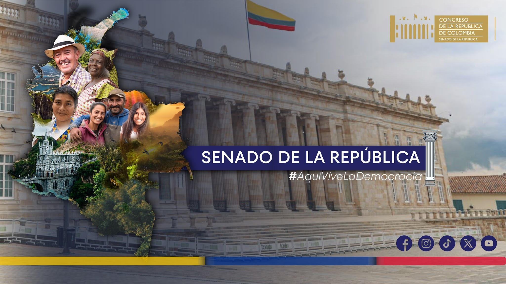 Senado Colombia YouTube banner
