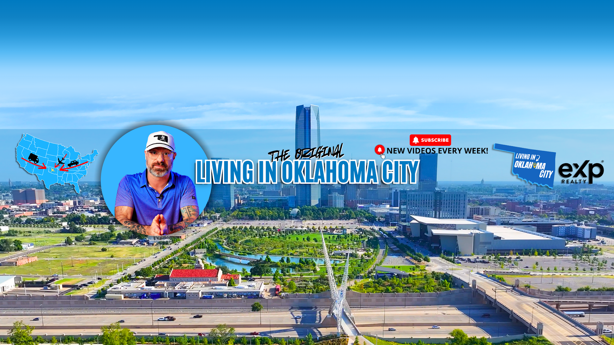 LIVING IN OKLAHOMA CITY [THE ORIGINAL] YouTube banner