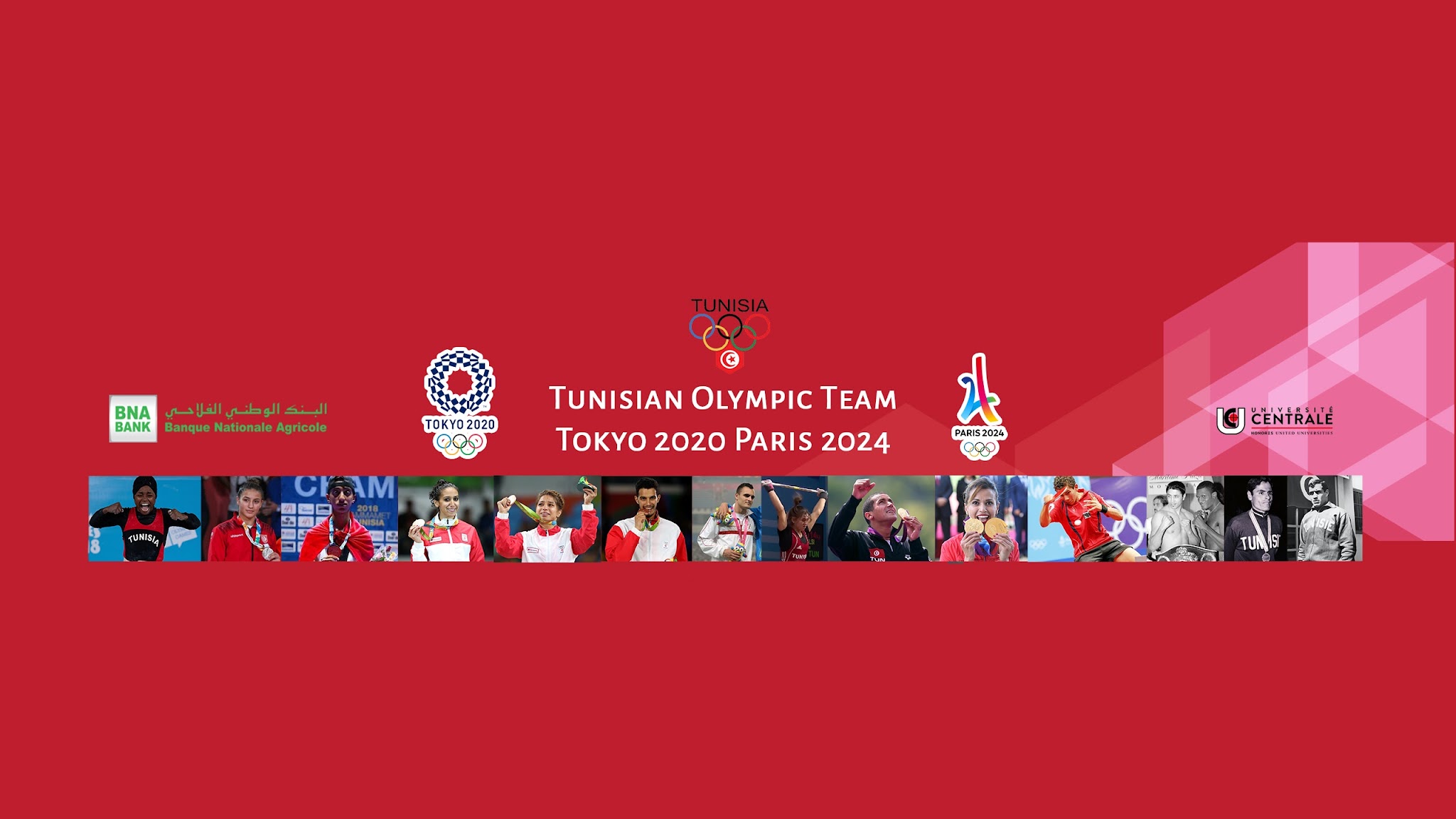 Comité National Olympique Tunisien - Olympic Team YouTube banner