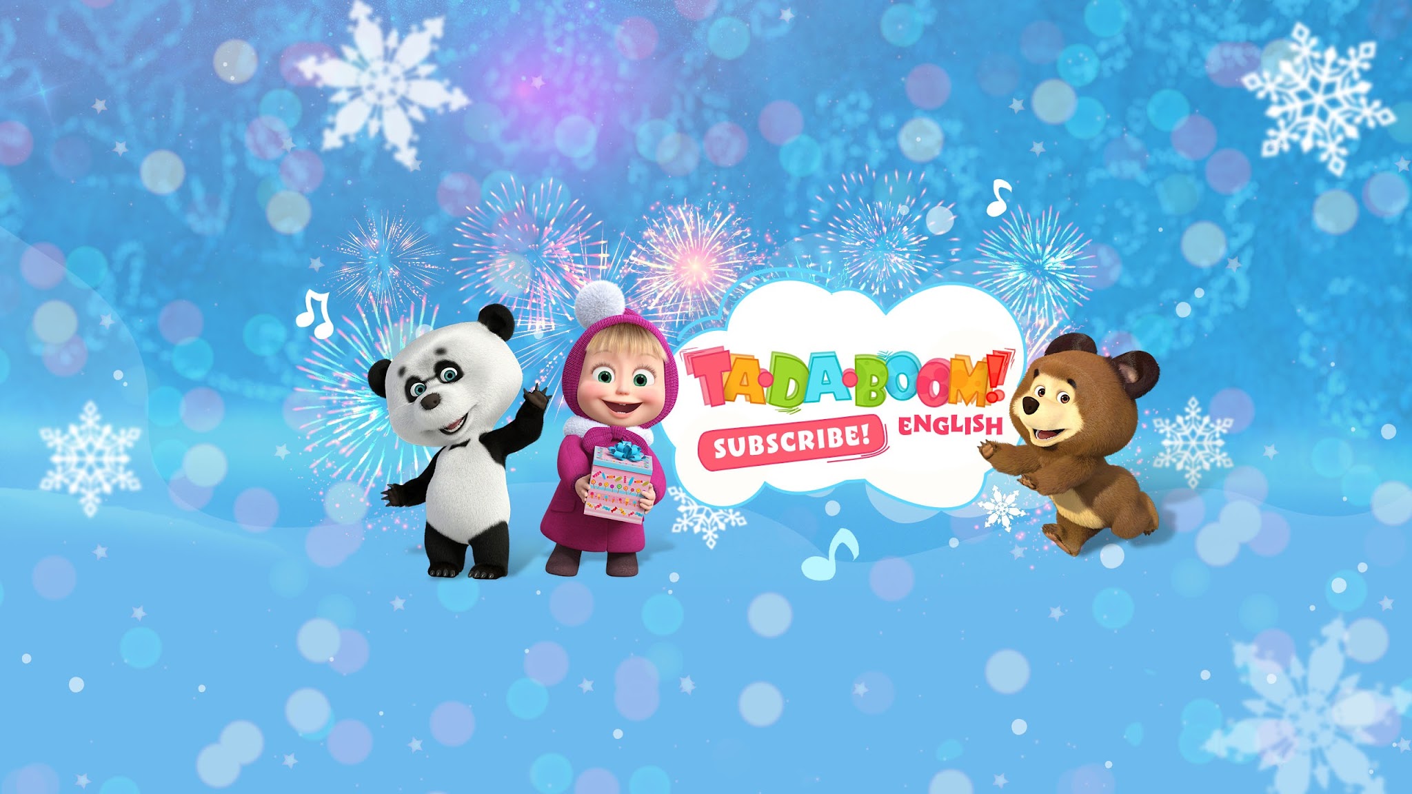 TaDaBoom English YouTube banner