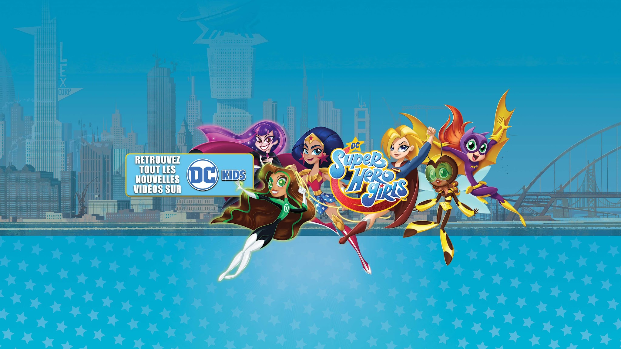 DC Super Hero Girls France YouTube banner