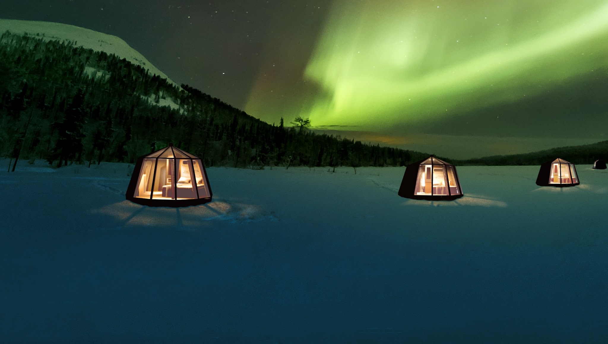 AuroraHut Oy YouTube banner
