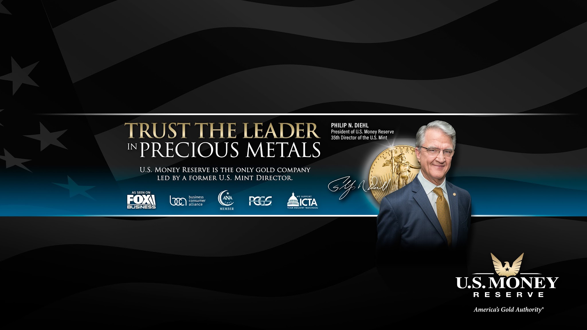 U.S. Money Reserve YouTube banner