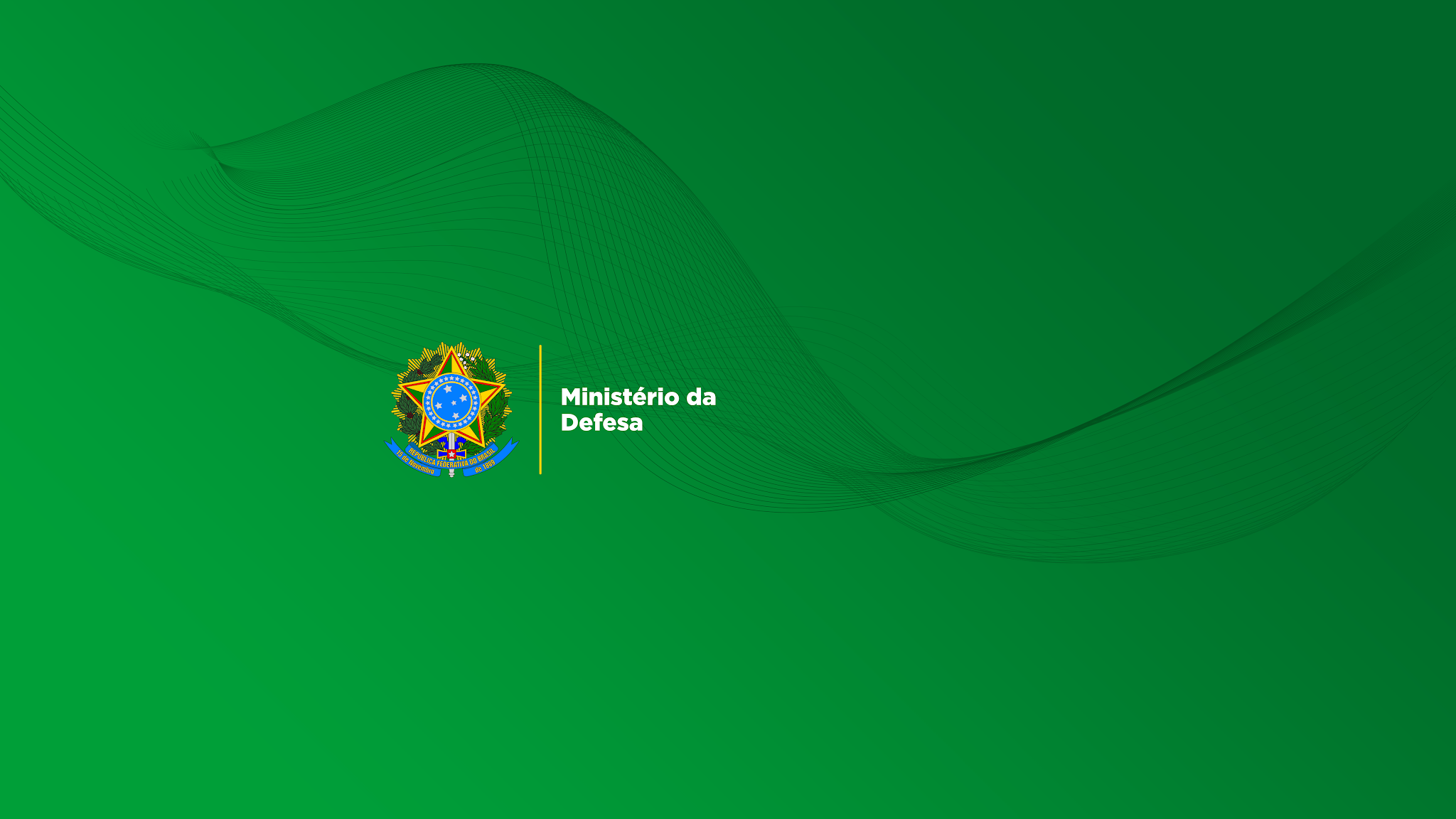 Gov - Ministério da Defesa YouTube banner