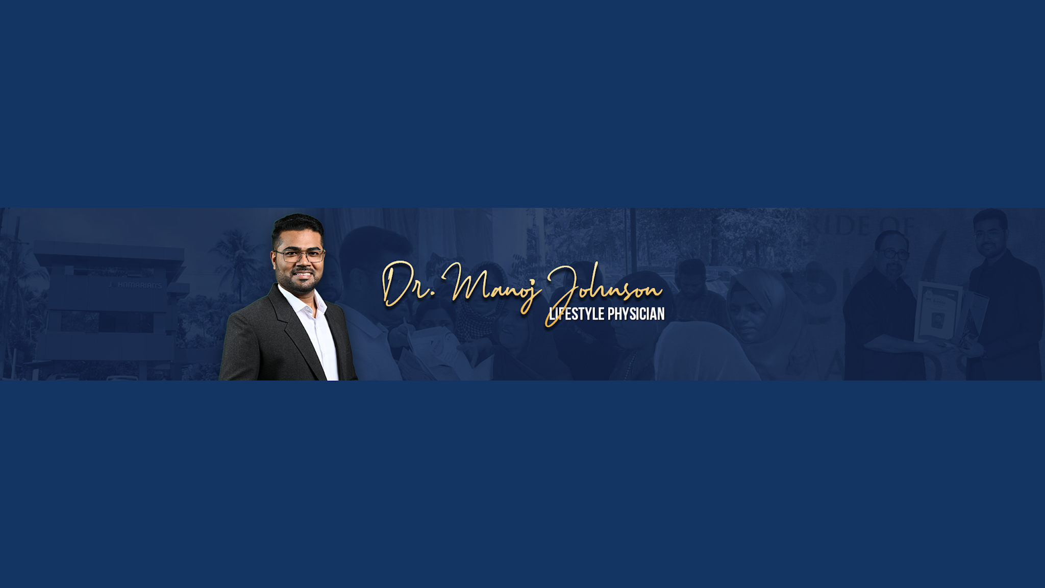Dr Manoj Johnson YouTube banner