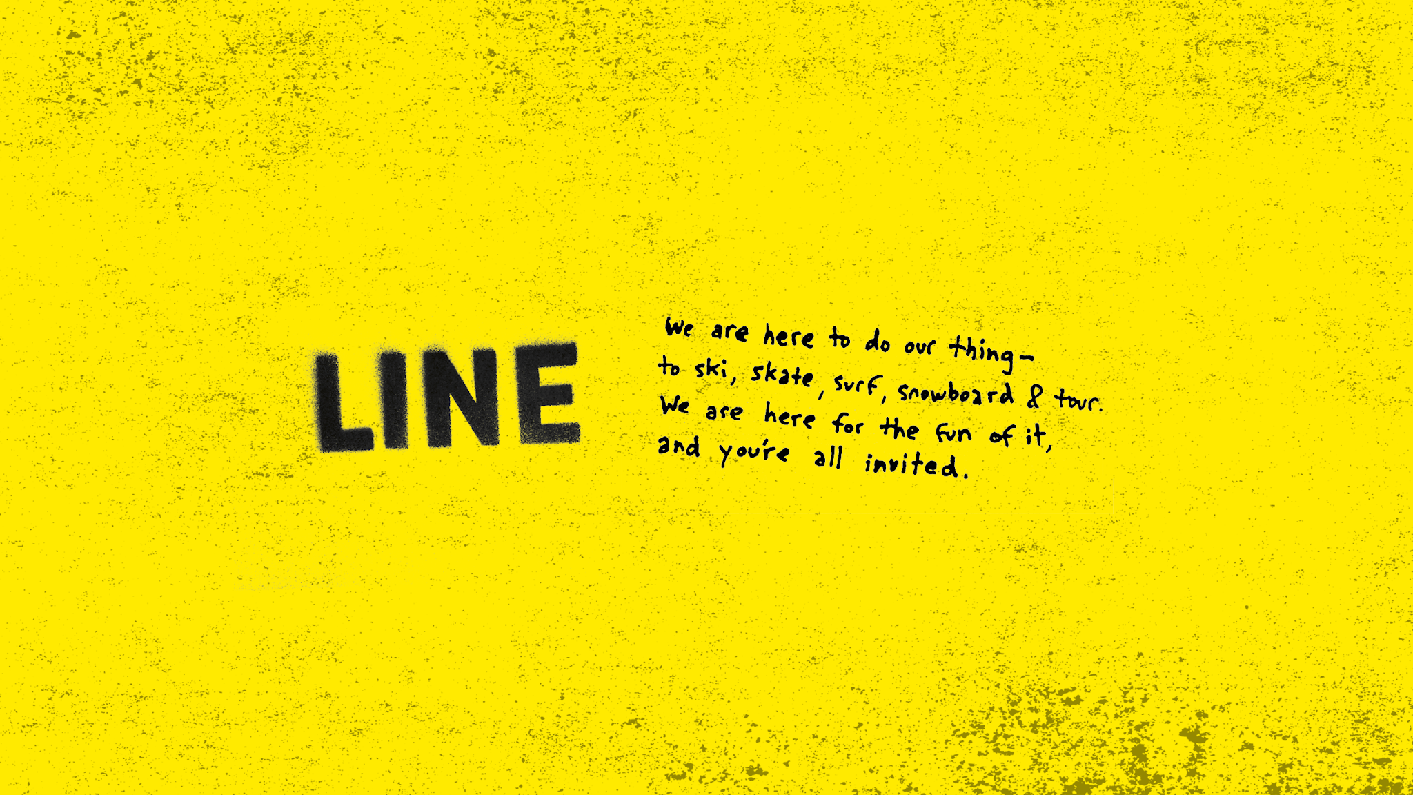 LINE Skis YouTube banner