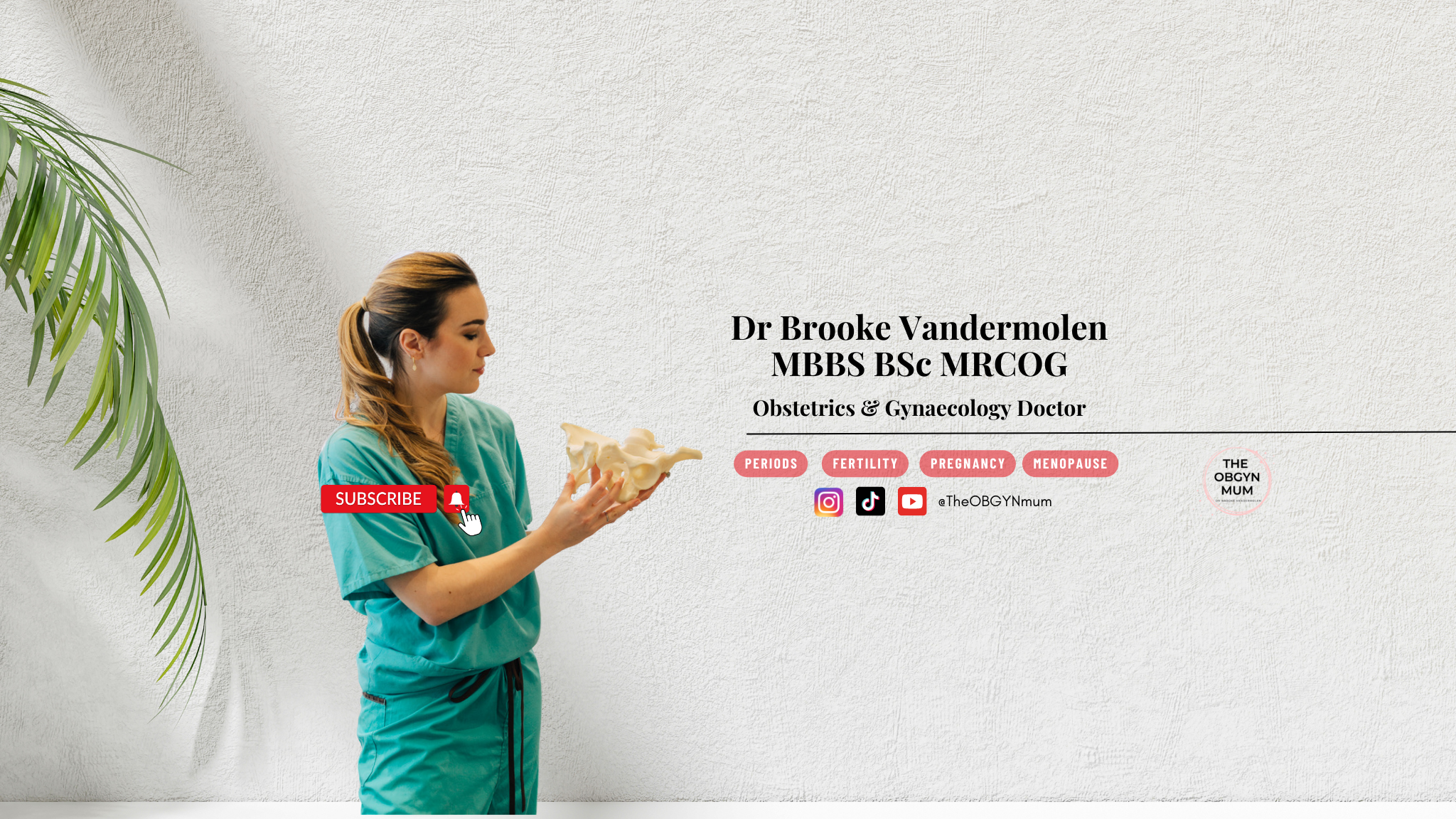 The OBGYN mum YouTube banner