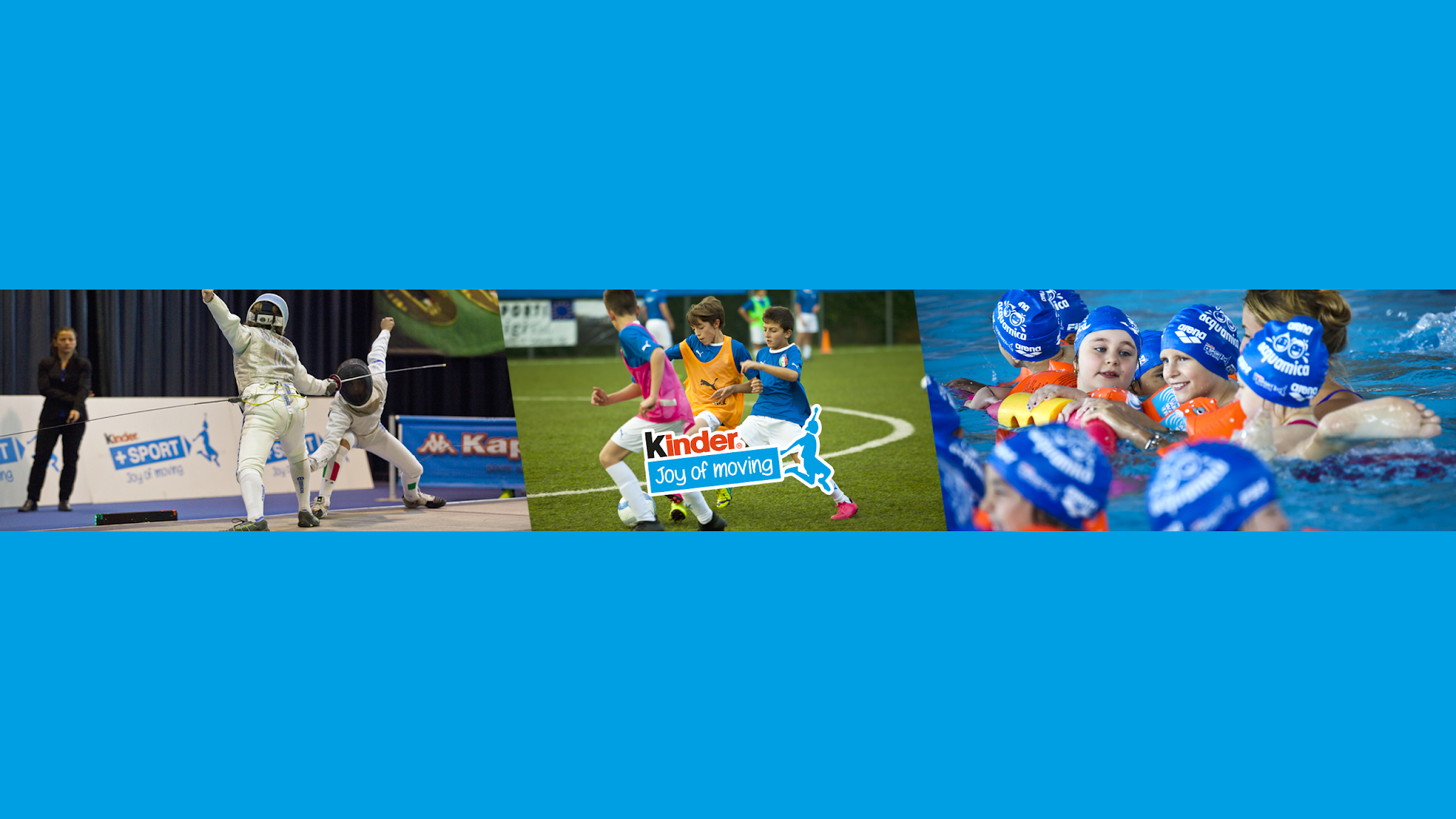Kinder Joy of moving Italia YouTube banner