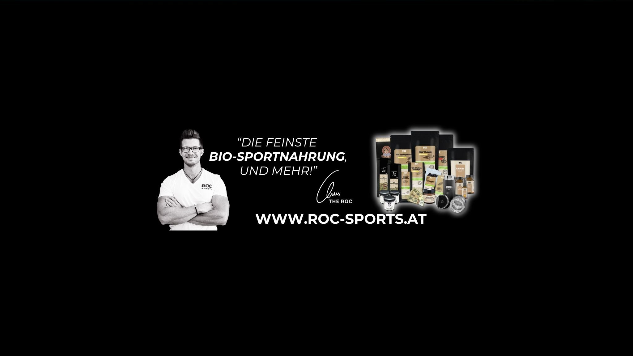 ROC-Sports Bio Sportnahrung YouTube banner