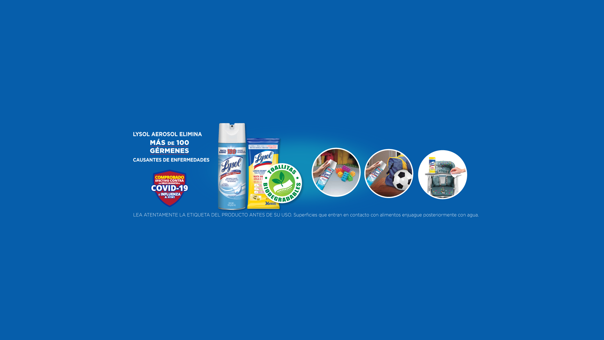 Lysol Chile YouTube banner