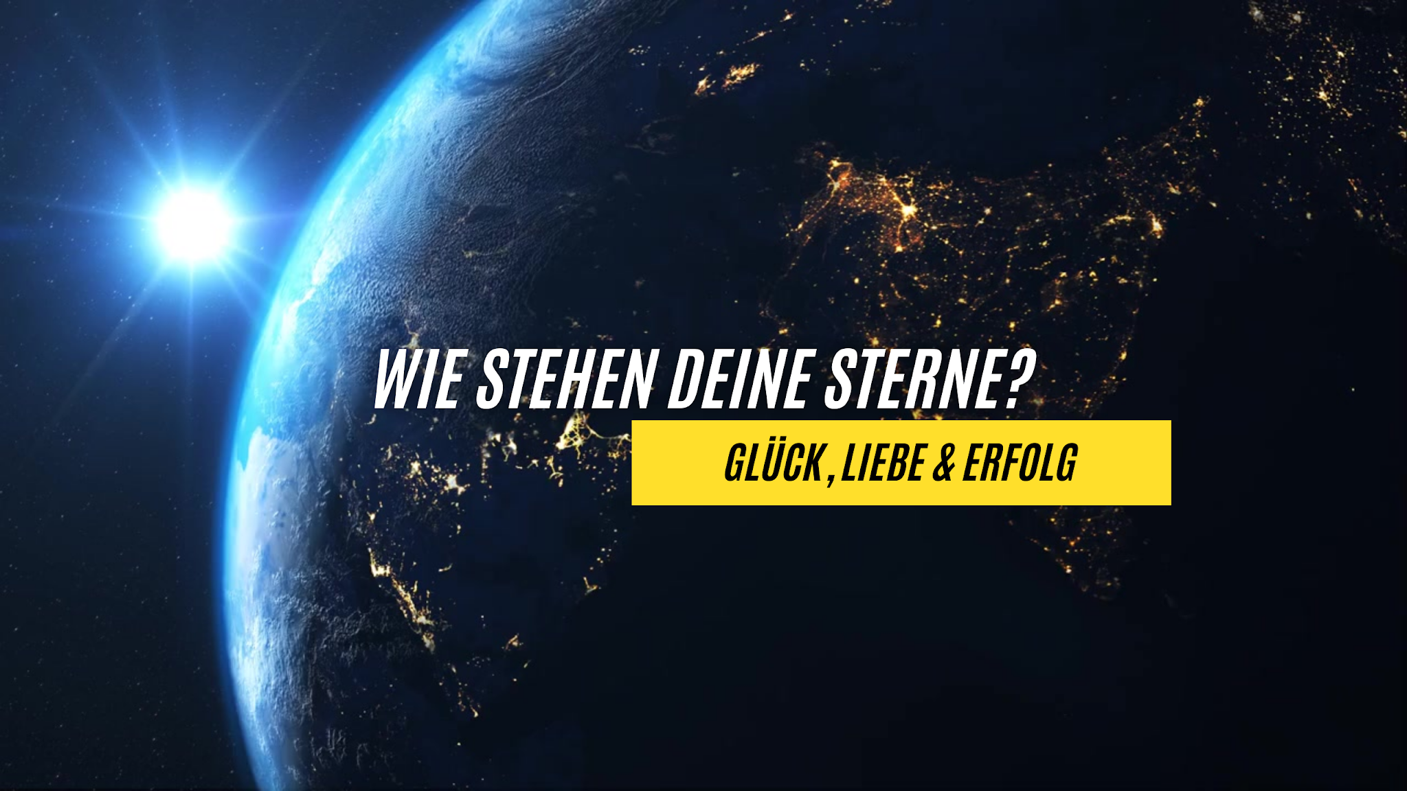 Horoskop, Liebe & Erfolg YouTube banner