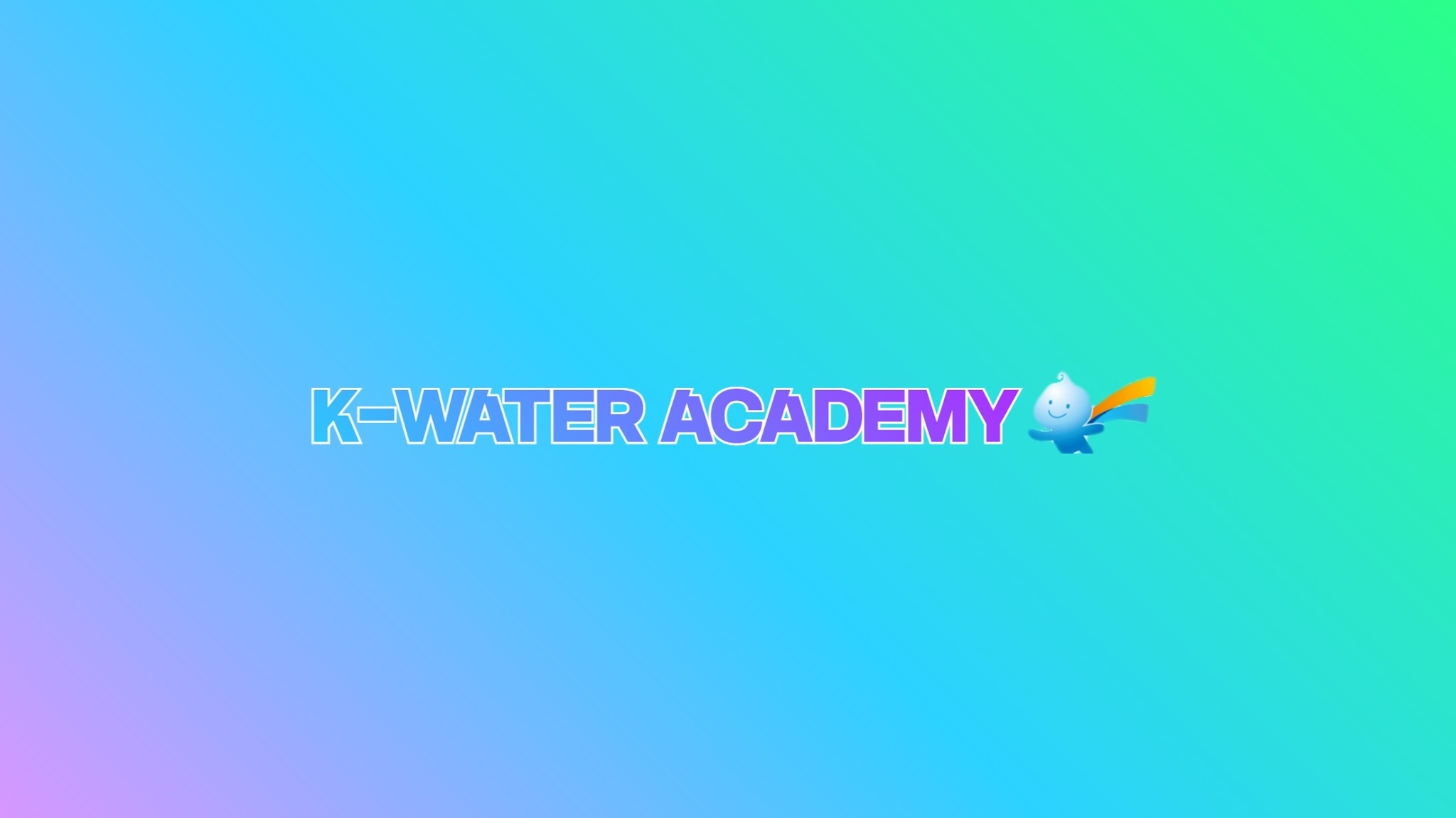 K-water Academy YouTube banner