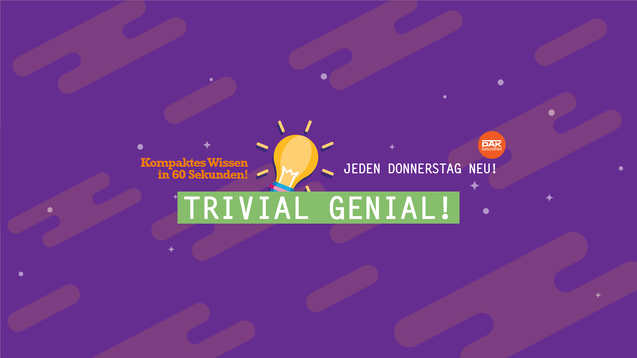 Trivial Genial – DAK-Gesundheit YouTube banner