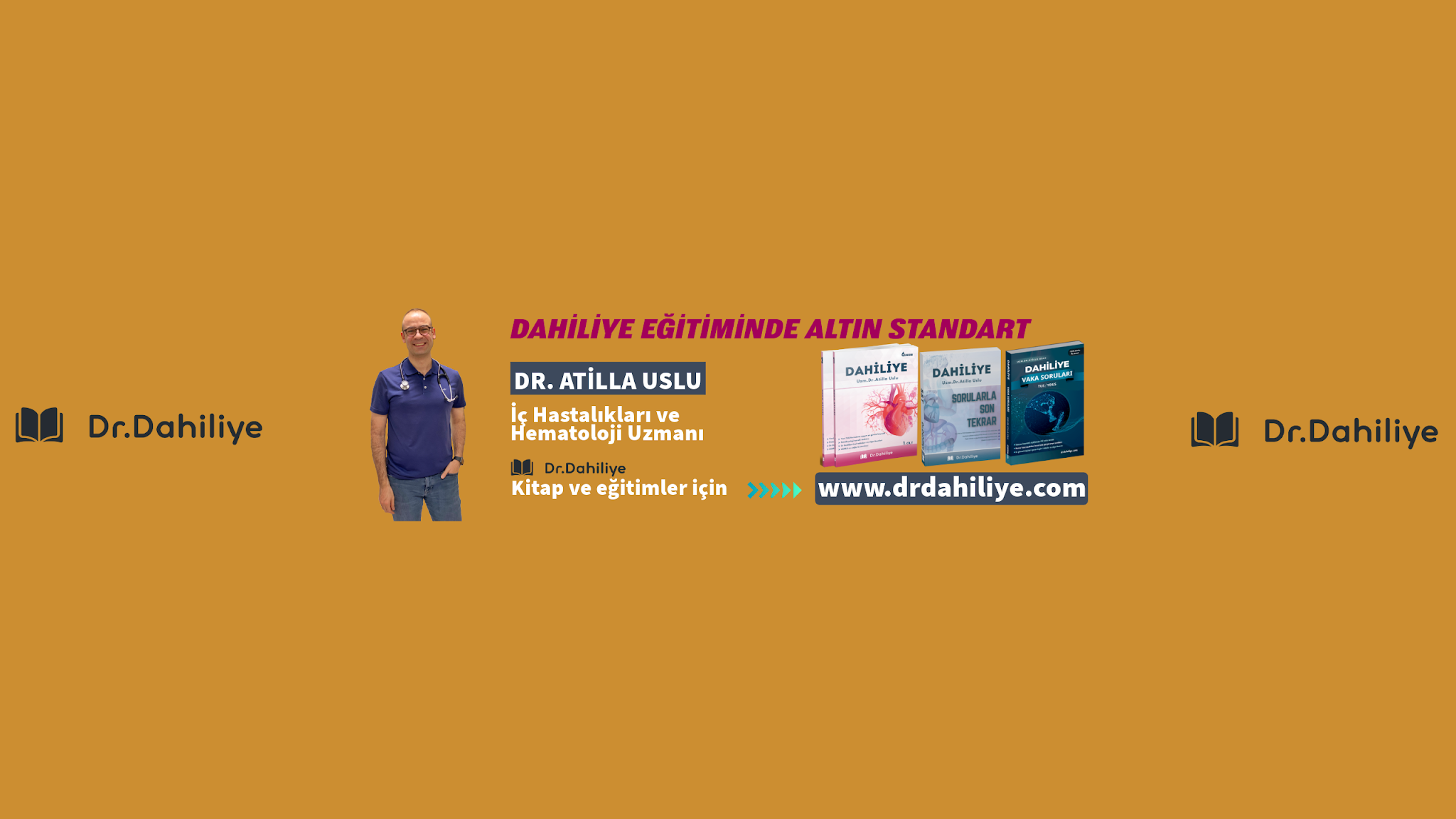 Dr. Atilla Uslu (drdahiliye) YouTube banner