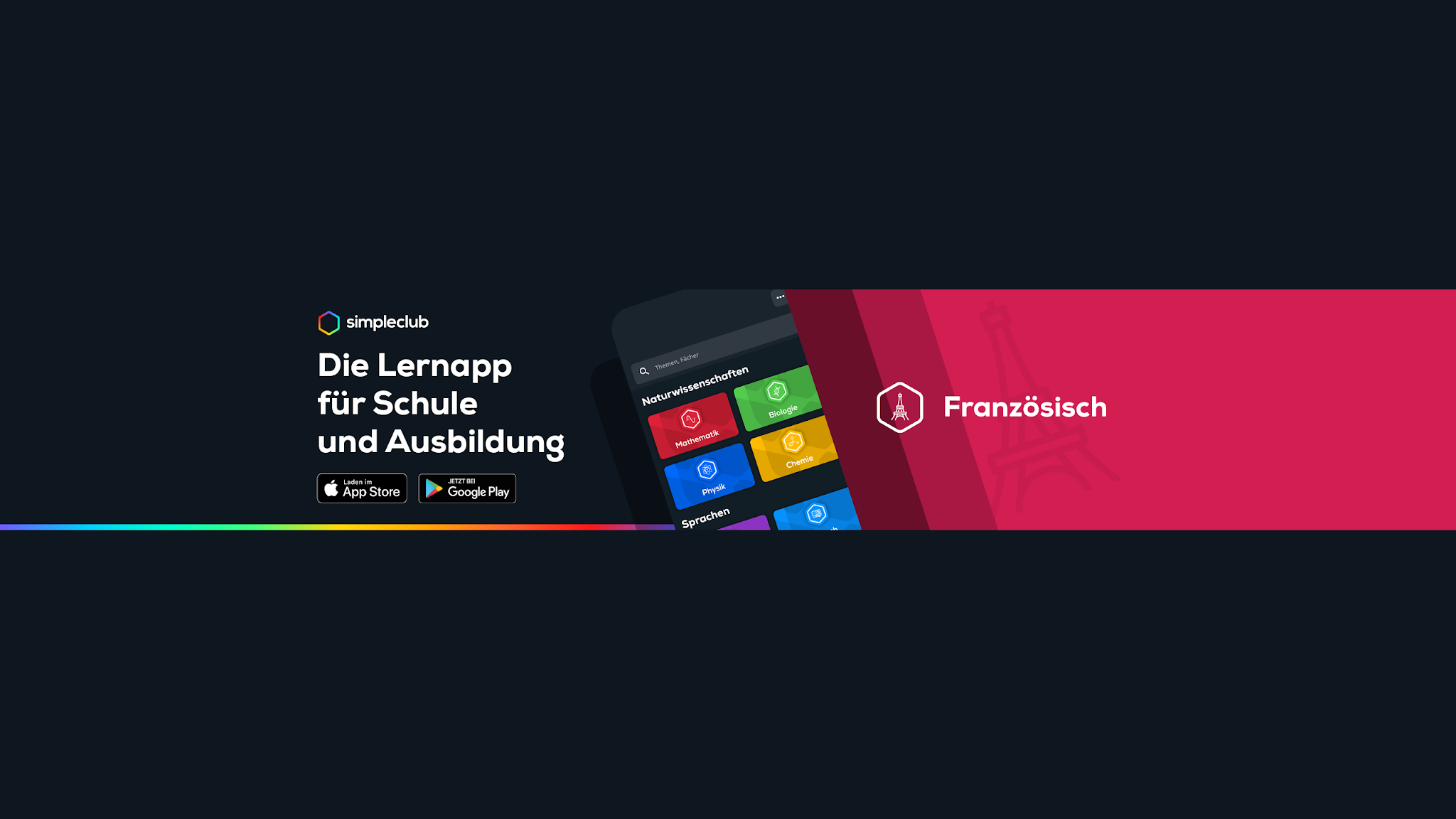 Französisch - simpleclub YouTube banner