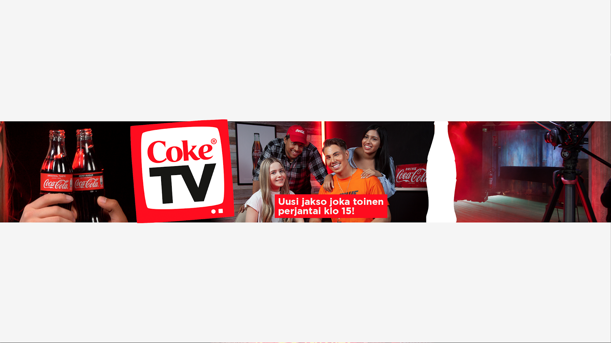 CokeTV Suomi YouTube banner