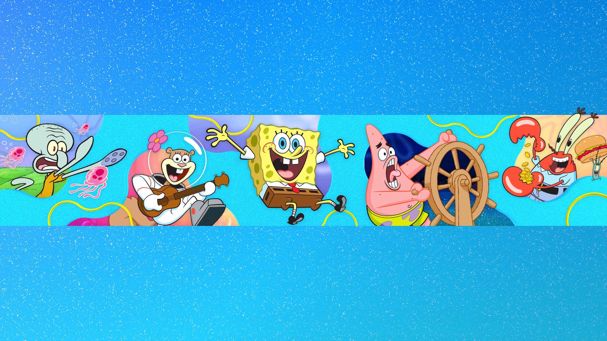Bob Esponja em Português YouTube banner