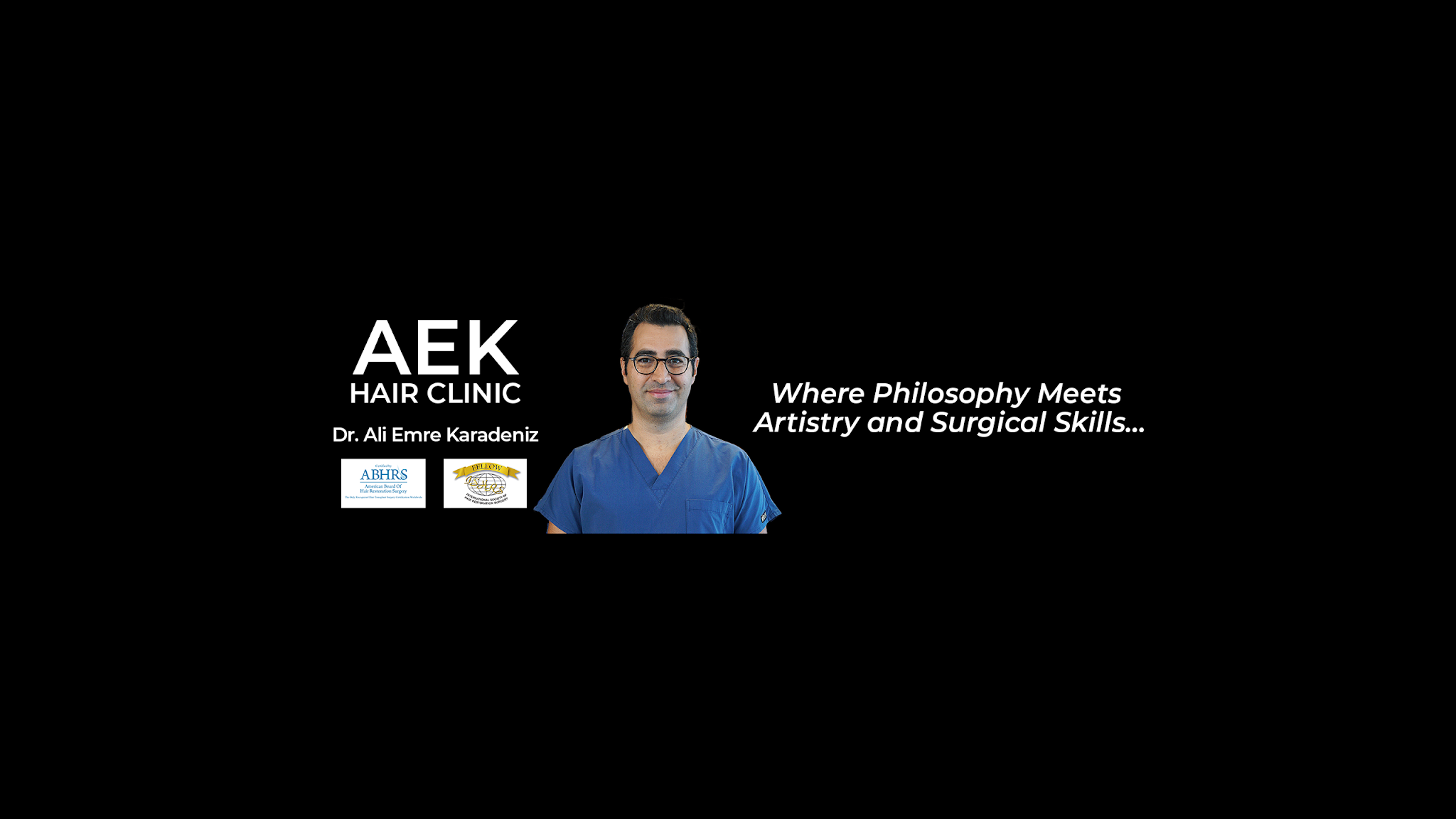 AEK Hair Clinic - Dr. Ali Emre Karadeniz YouTube banner