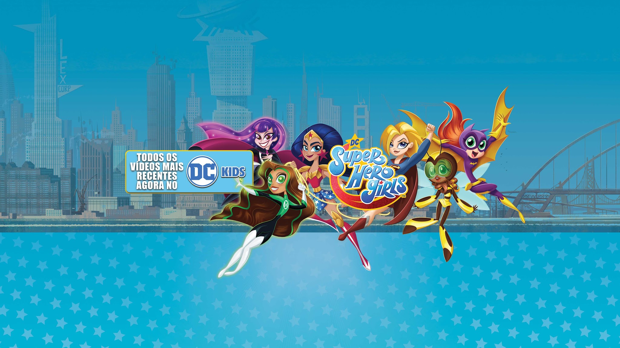 DC Super Hero Girls Brasil YouTube banner