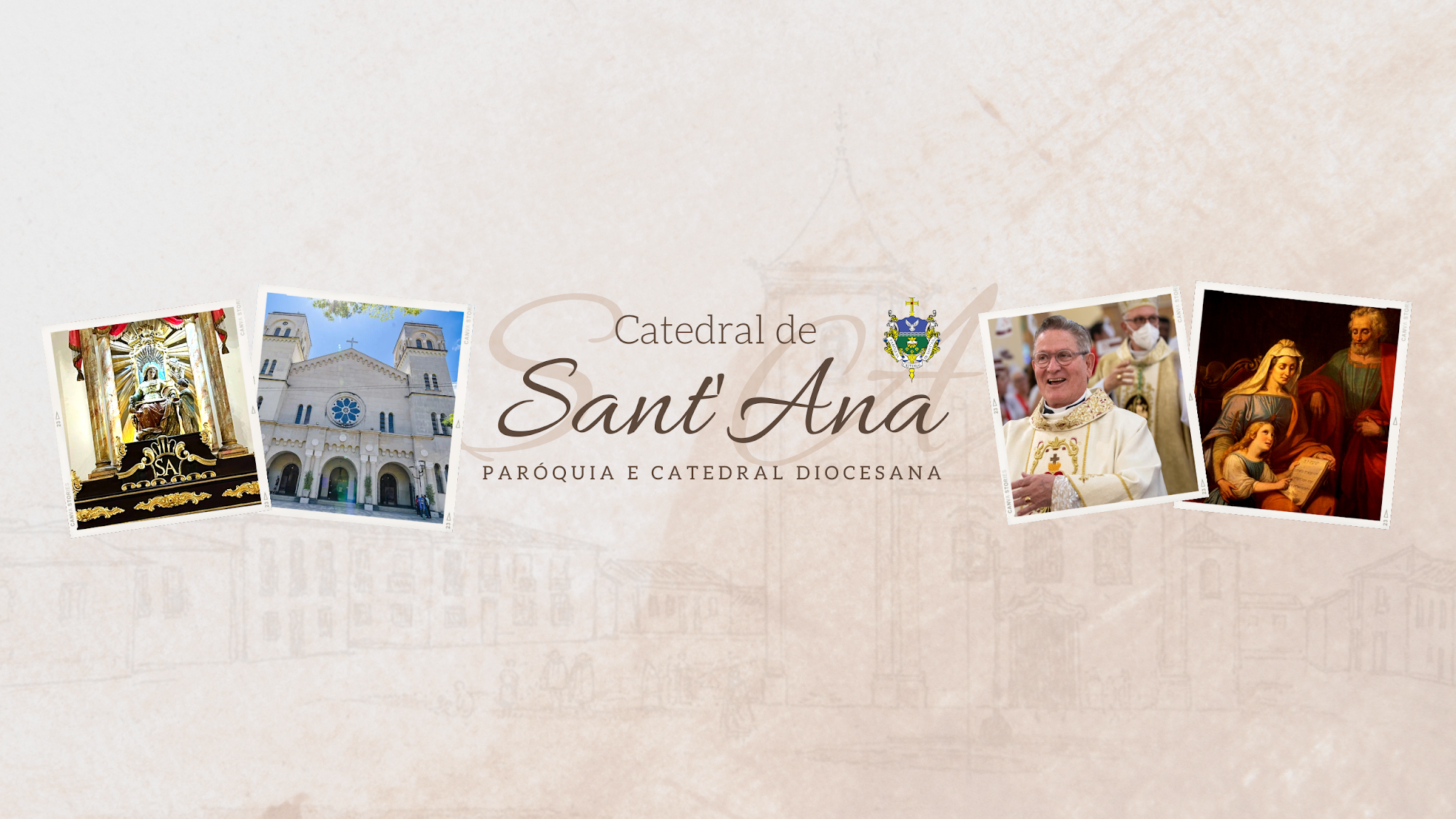Catedral de Sant'Ana - Mogi das Cruzes YouTube banner