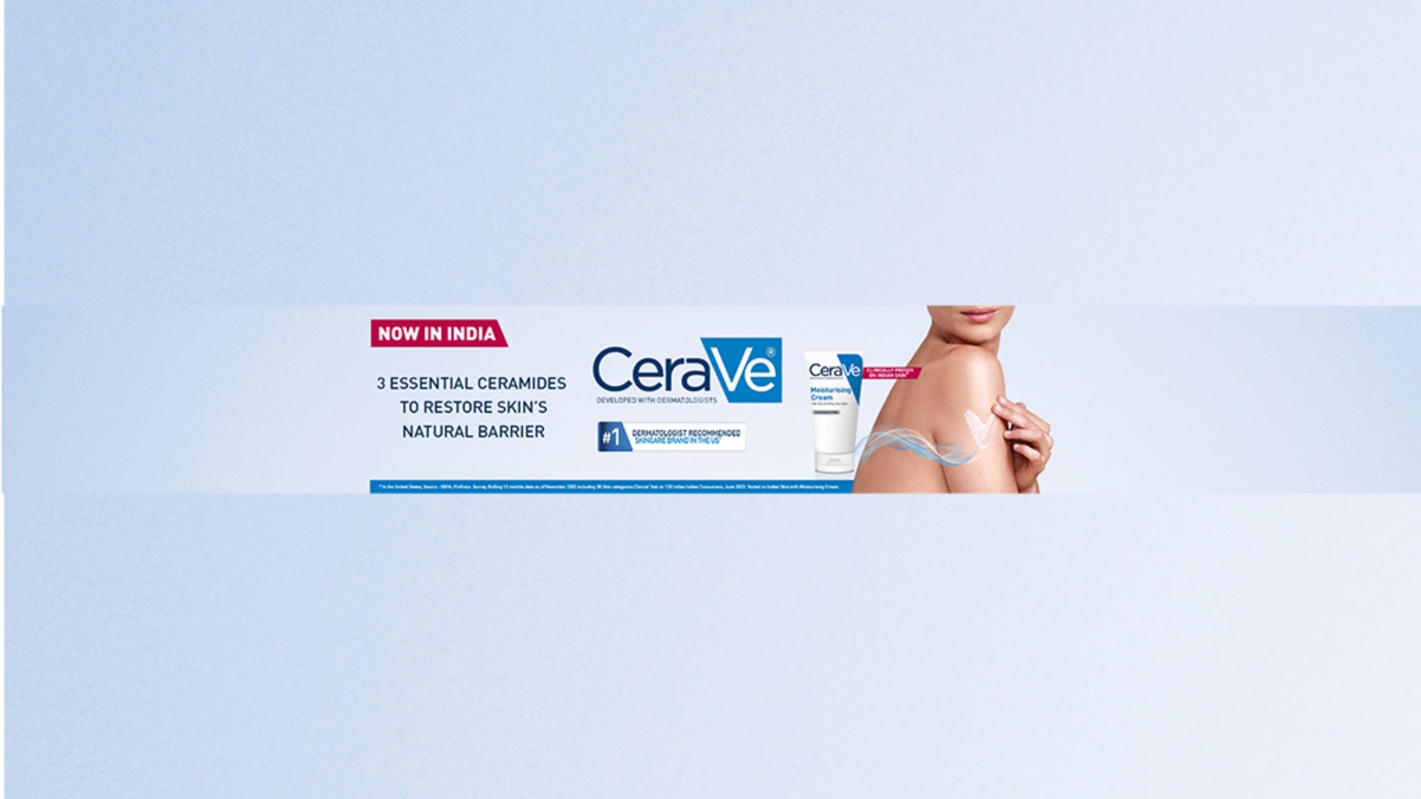 CeraVe India YouTube banner