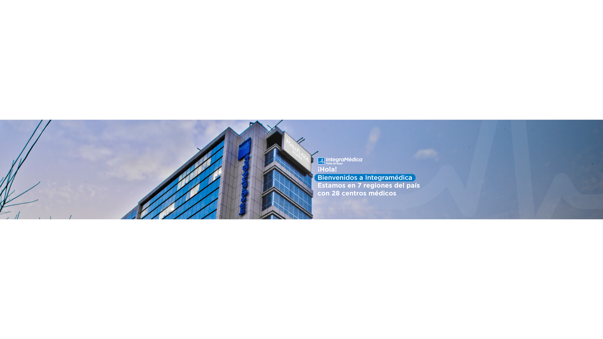 Integramédica YouTube banner