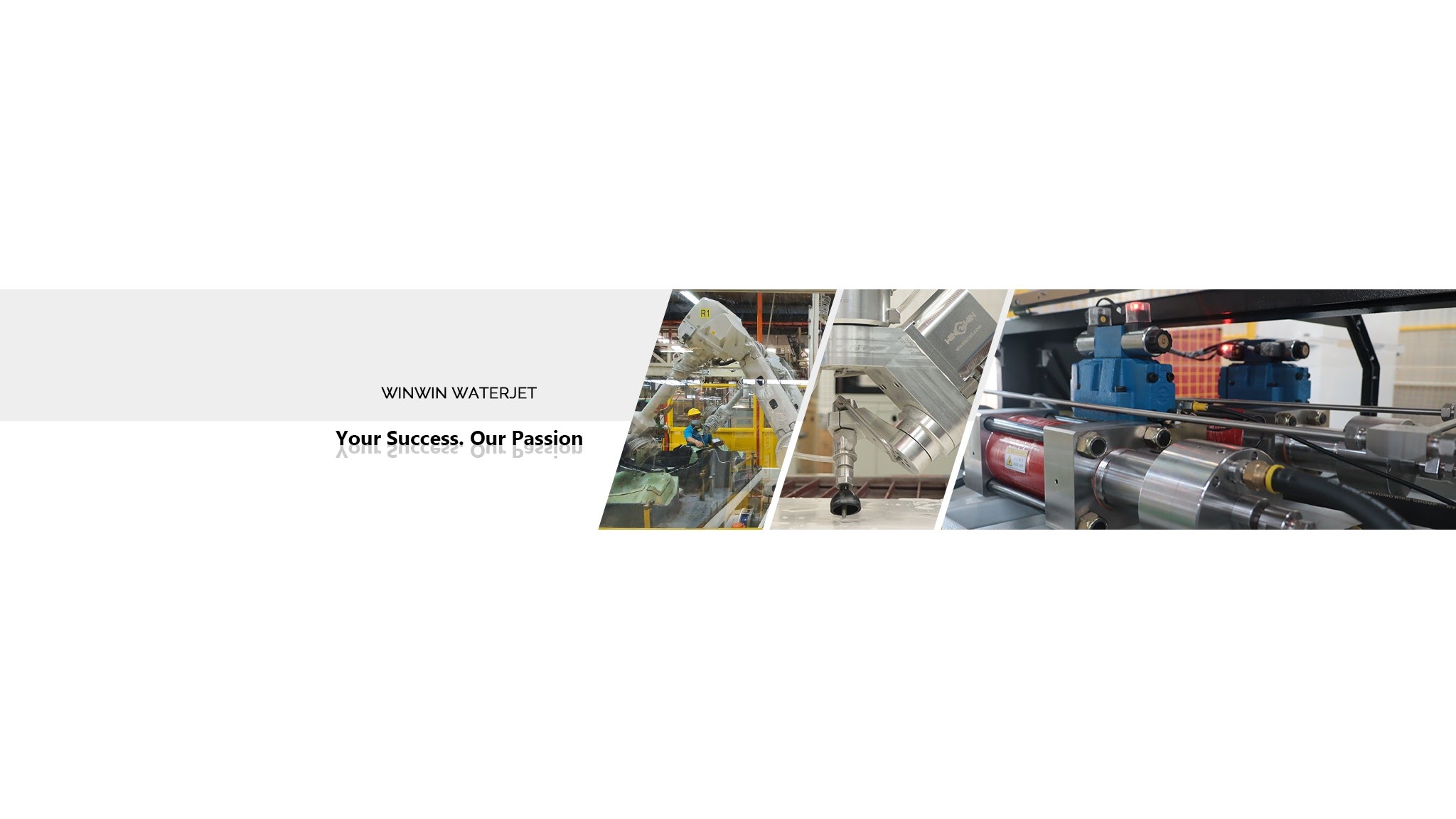 Win-Win waterjet YouTube banner