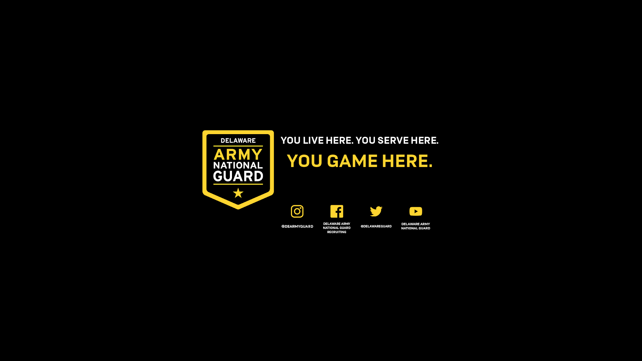 Delaware Army National Guard YouTube banner
