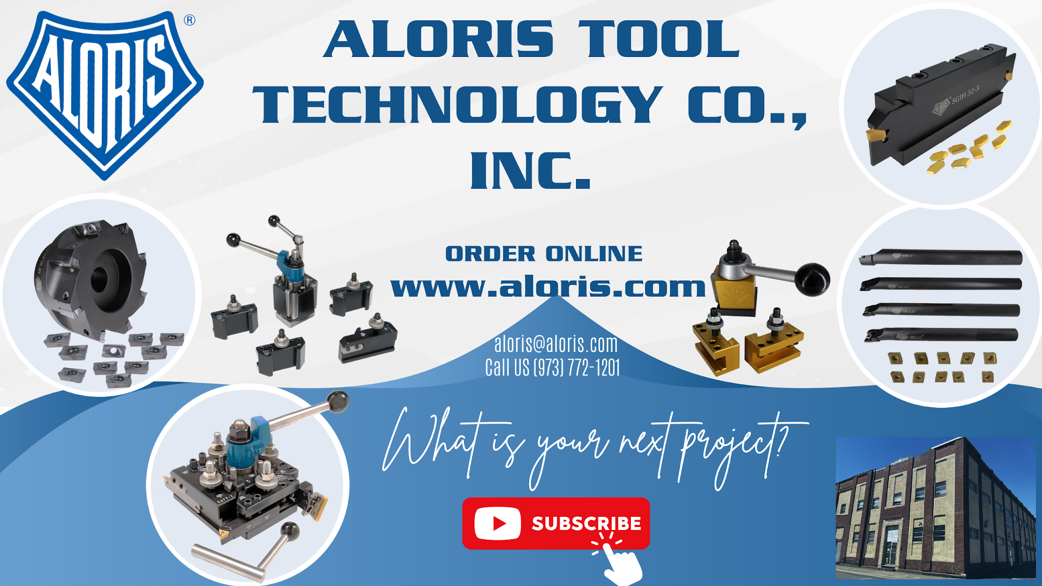 Aloris Tool Tech YouTube banner