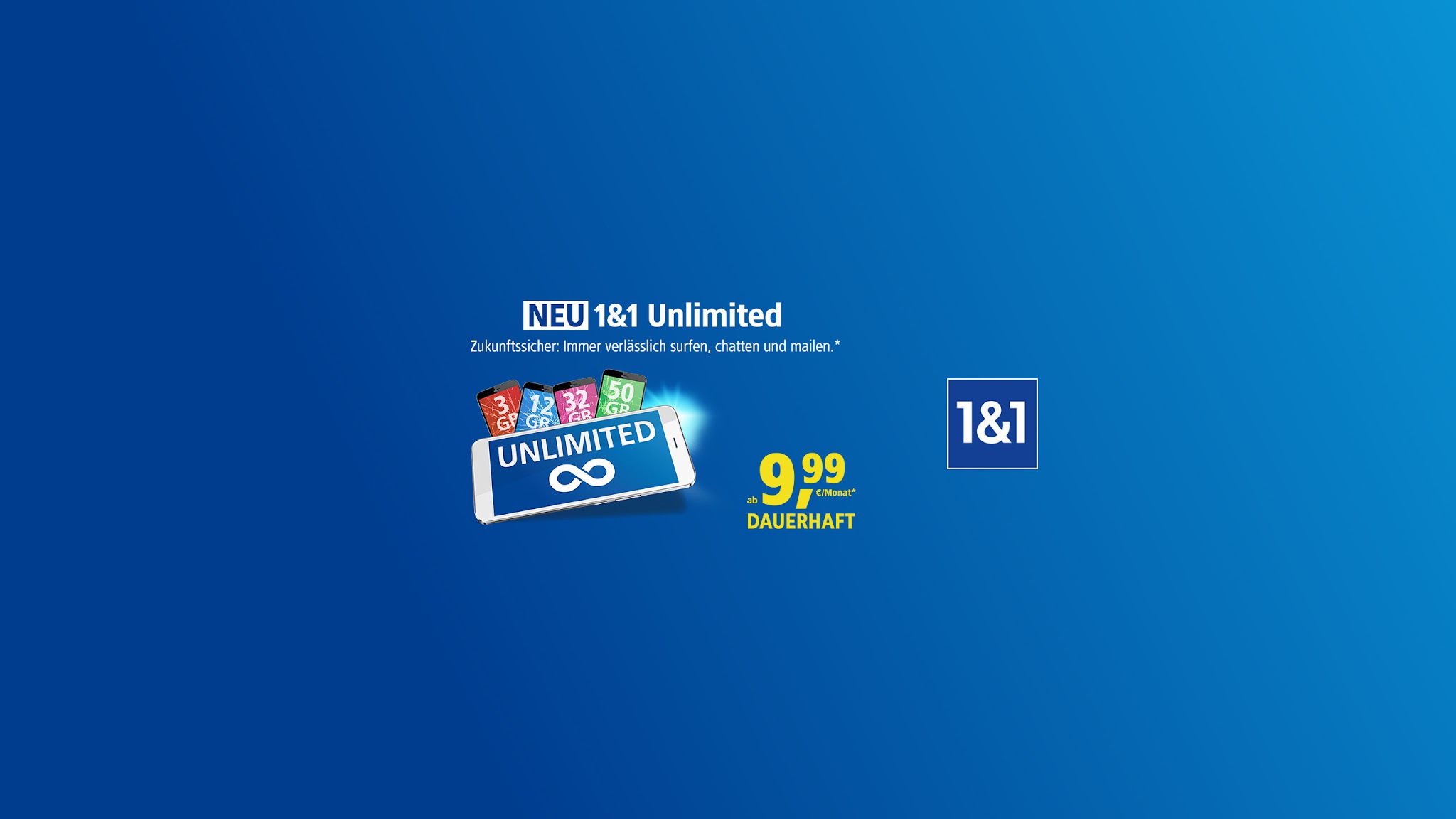 1&1 YouTube banner