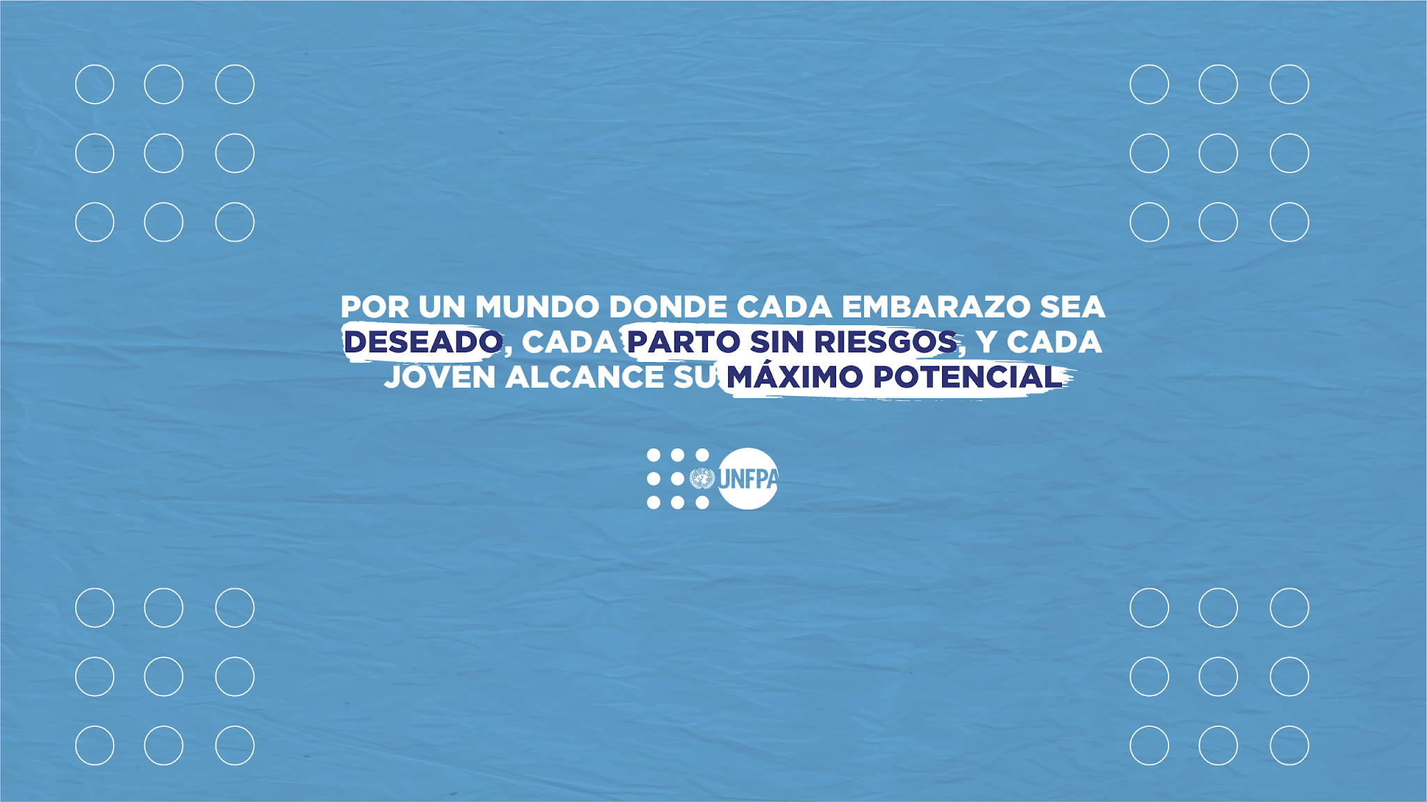 UNFPA América Latina y el Caribe YouTube banner