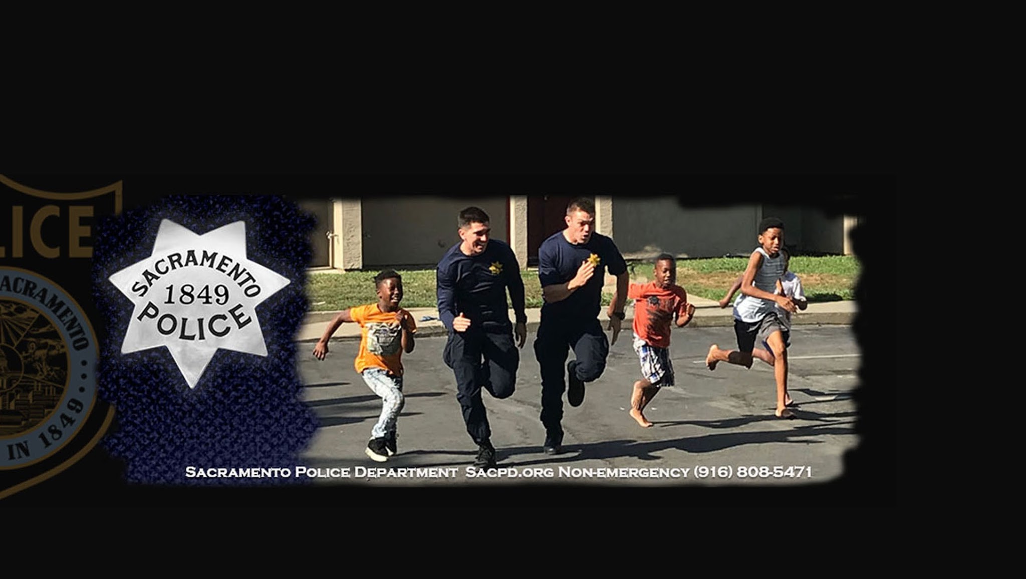 Sacramento Police Department YouTube banner