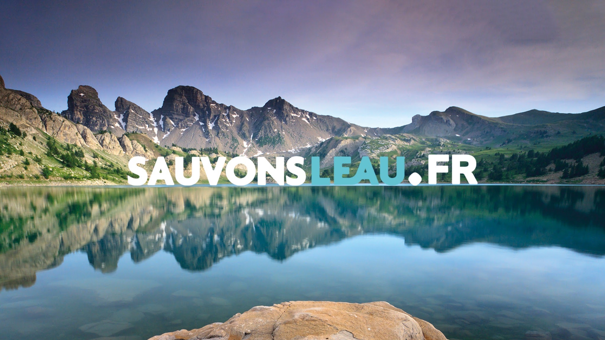 Sauvons l'eau YouTube banner