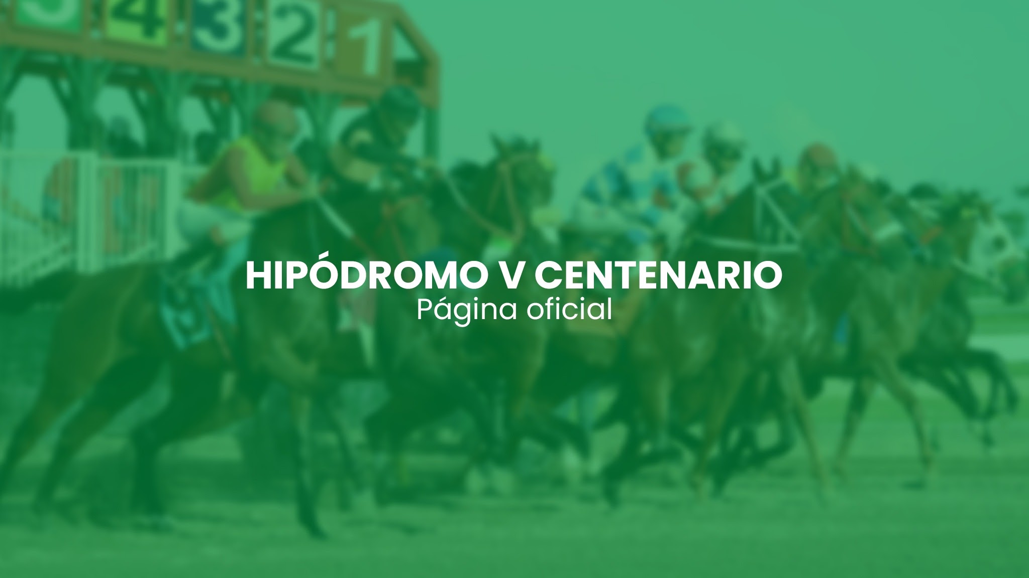 Hipódromo V Centenario Oficial YouTube banner
