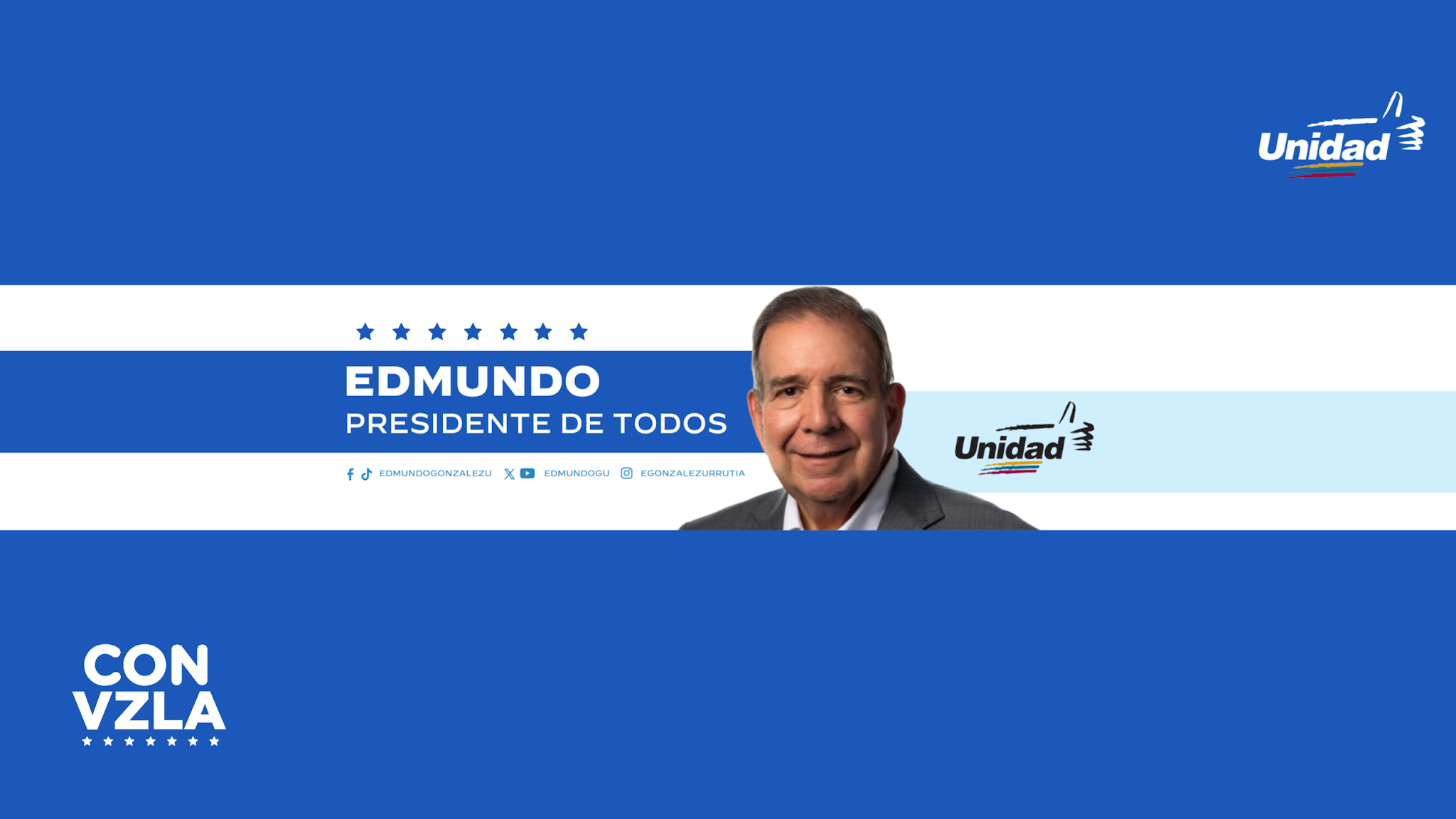 Edmundo González Urrutia  YouTube banner