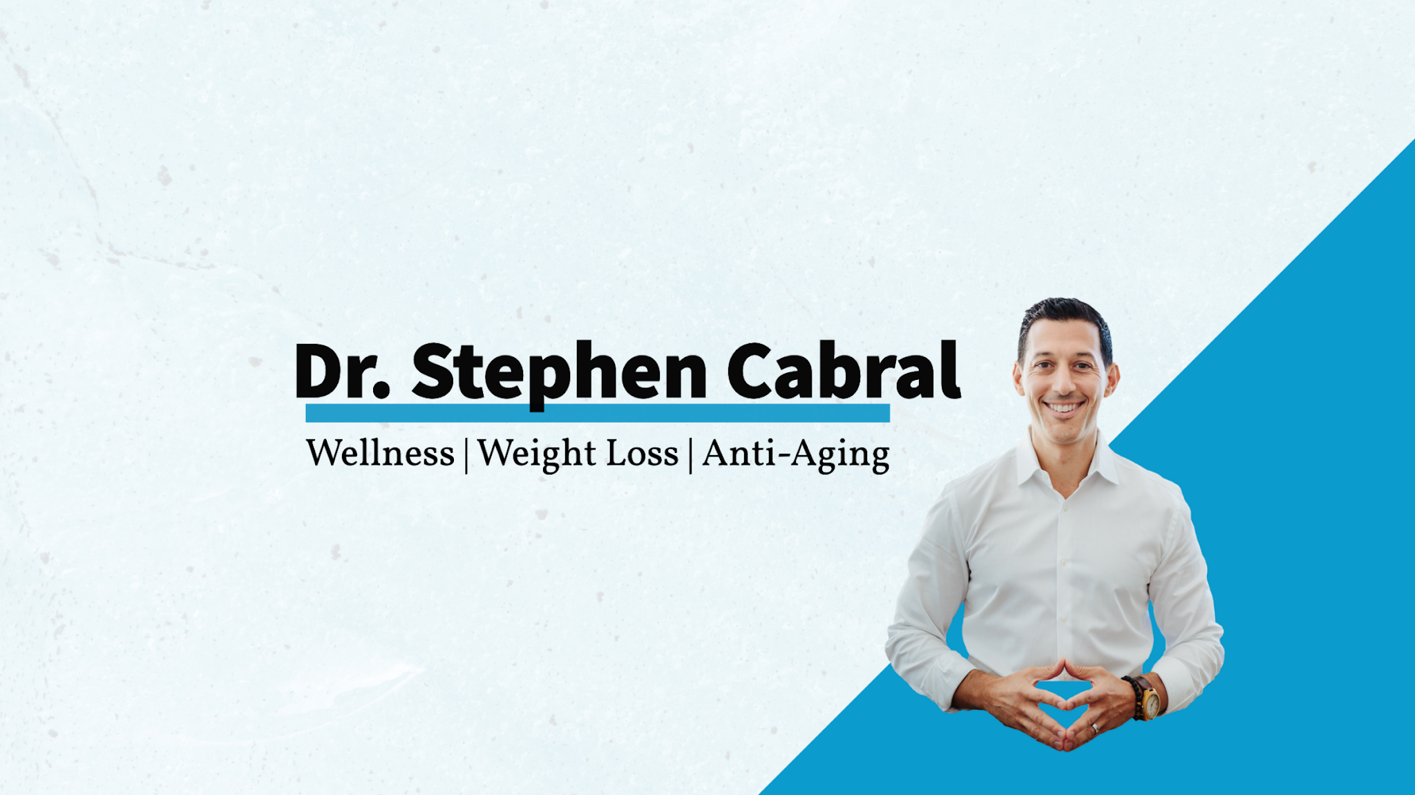 Dr. Stephen Cabral YouTube banner