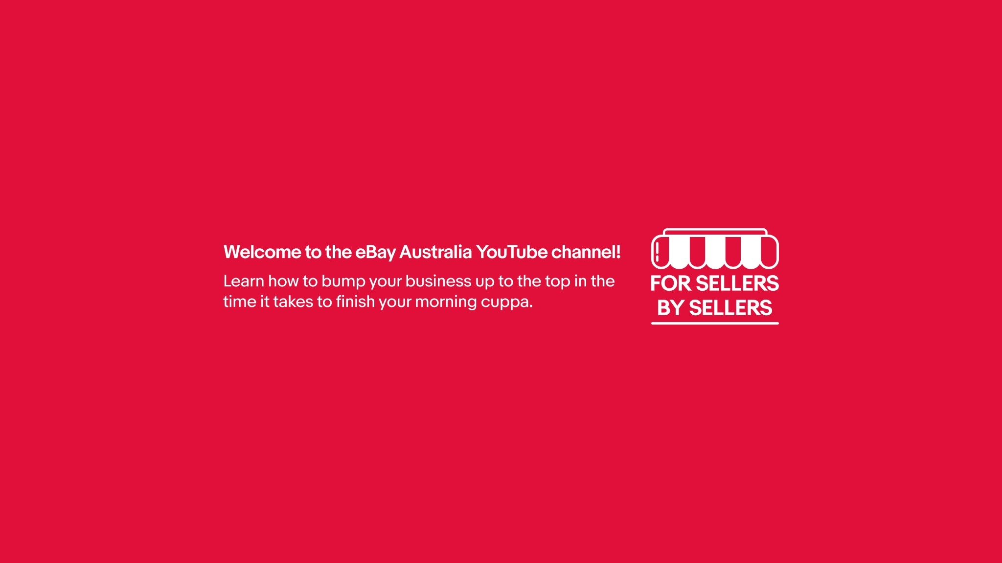 eBay for Business AU YouTube banner