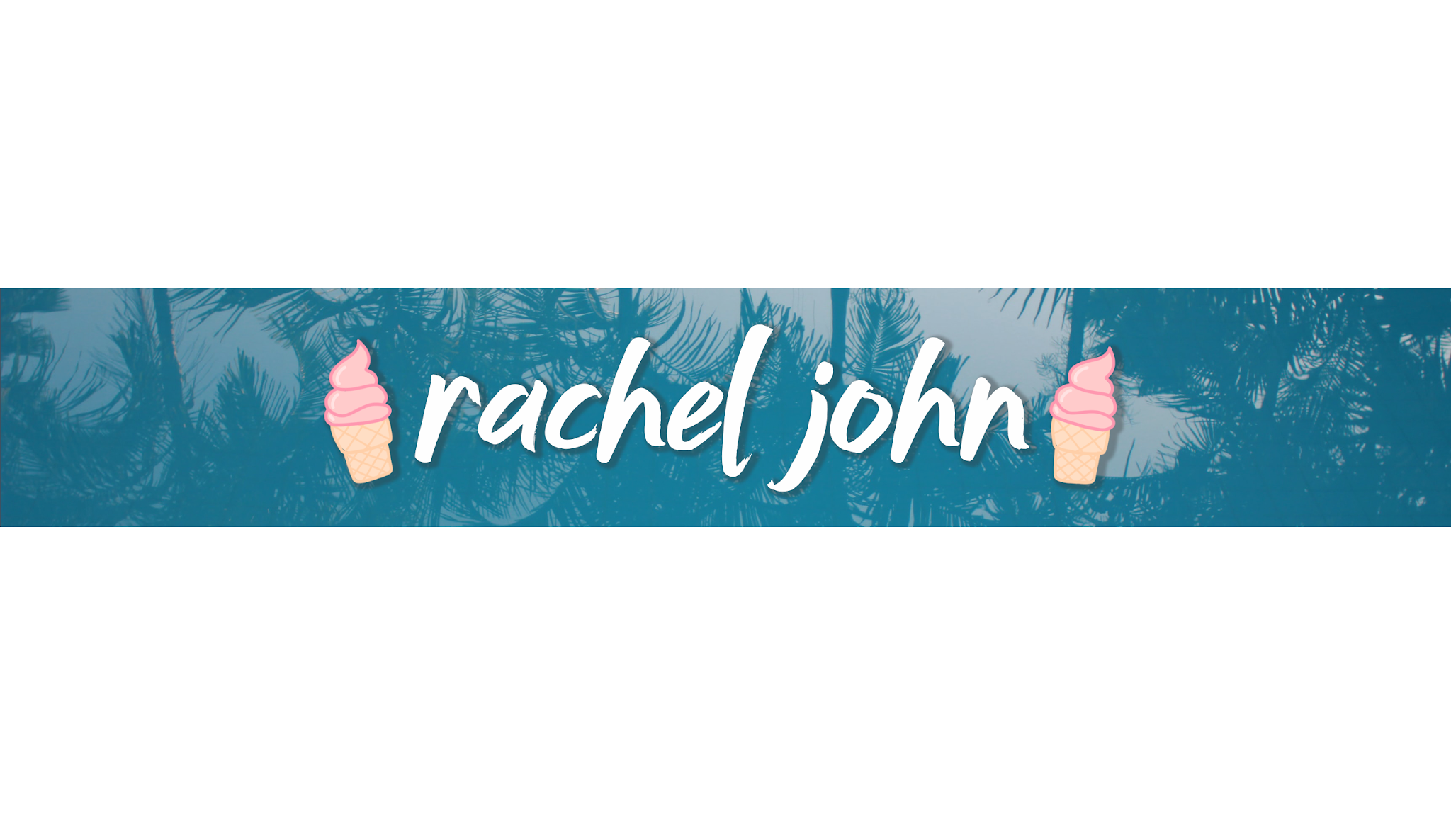 Rachel John YouTube banner